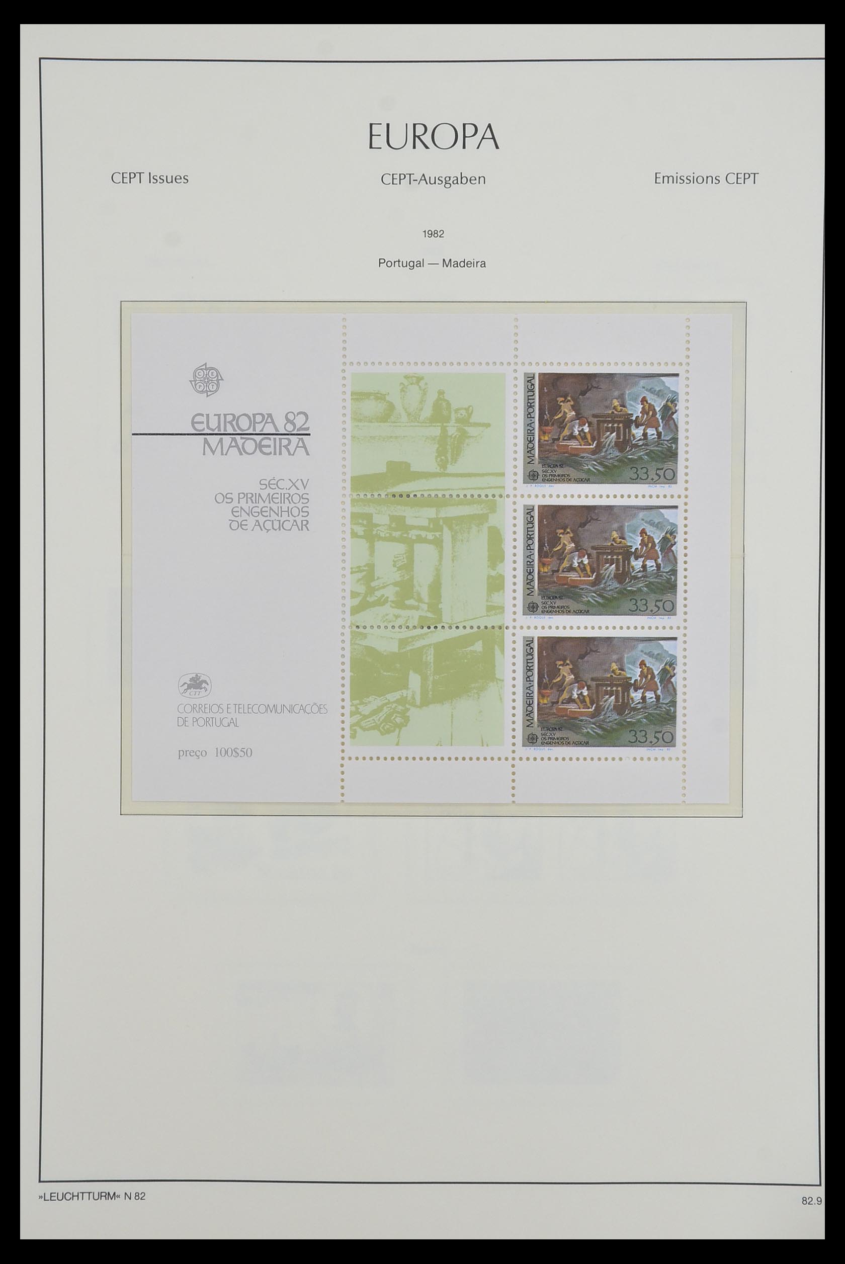 33524 050 - Postzegelverzameling 33524 Europa CEPT 1977-2011.
