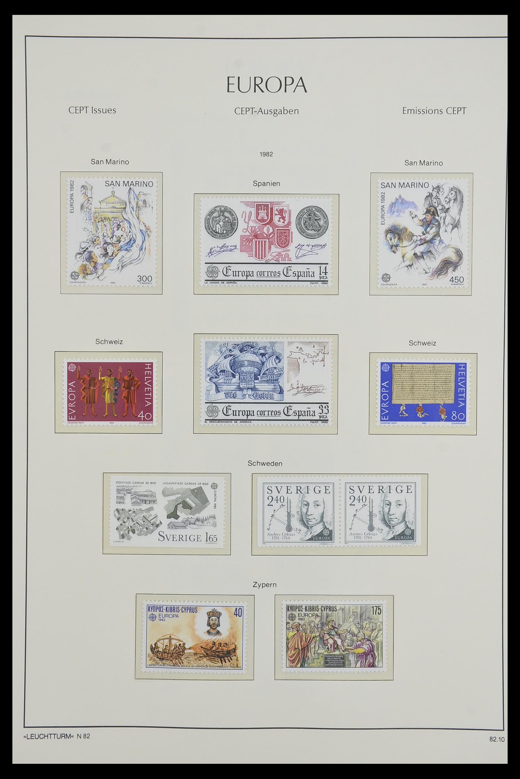 33524 051 - Postzegelverzameling 33524 Europa CEPT 1977-2011.