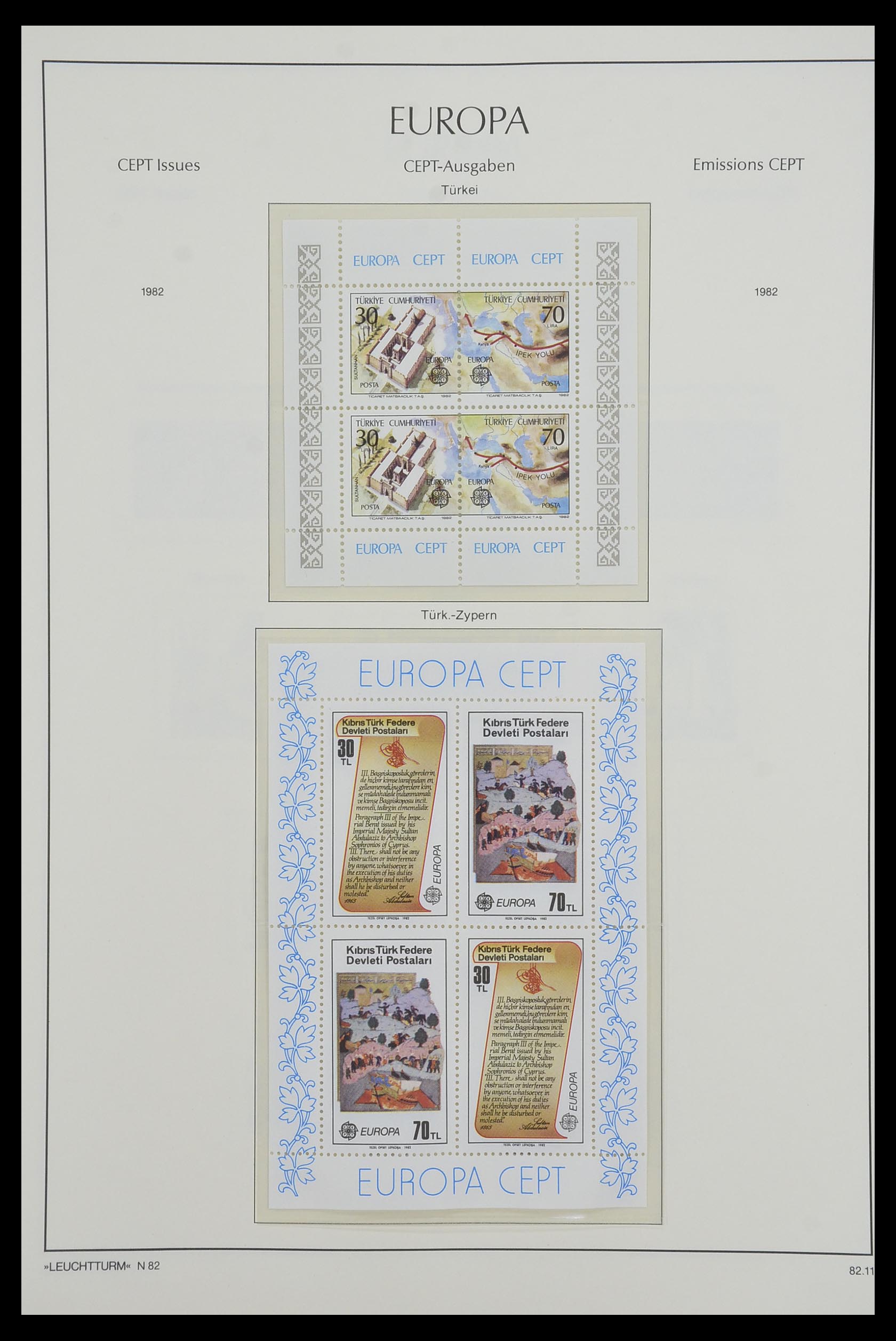 33524 052 - Postzegelverzameling 33524 Europa CEPT 1977-2011.