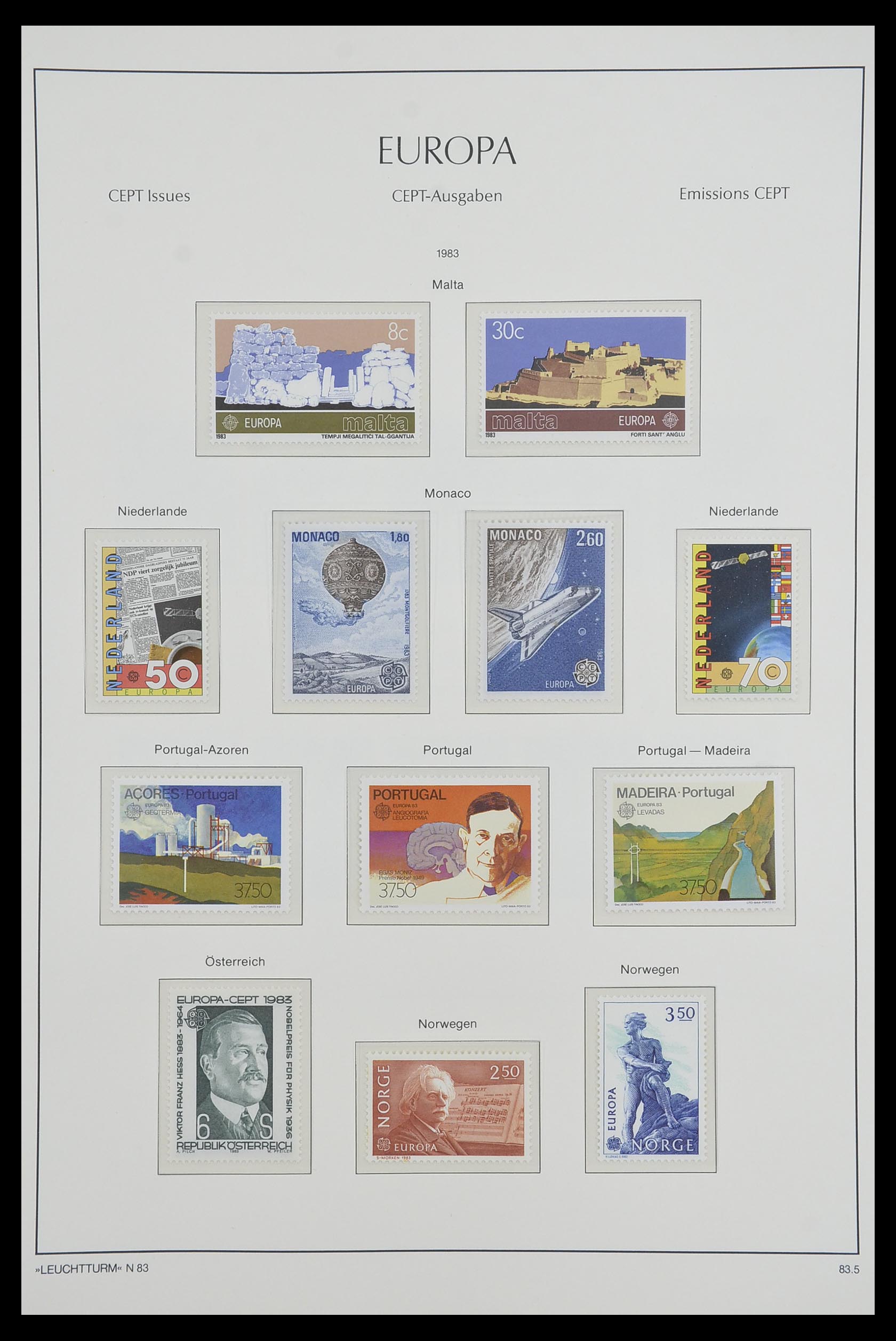 33524 057 - Postzegelverzameling 33524 Europa CEPT 1977-2011.