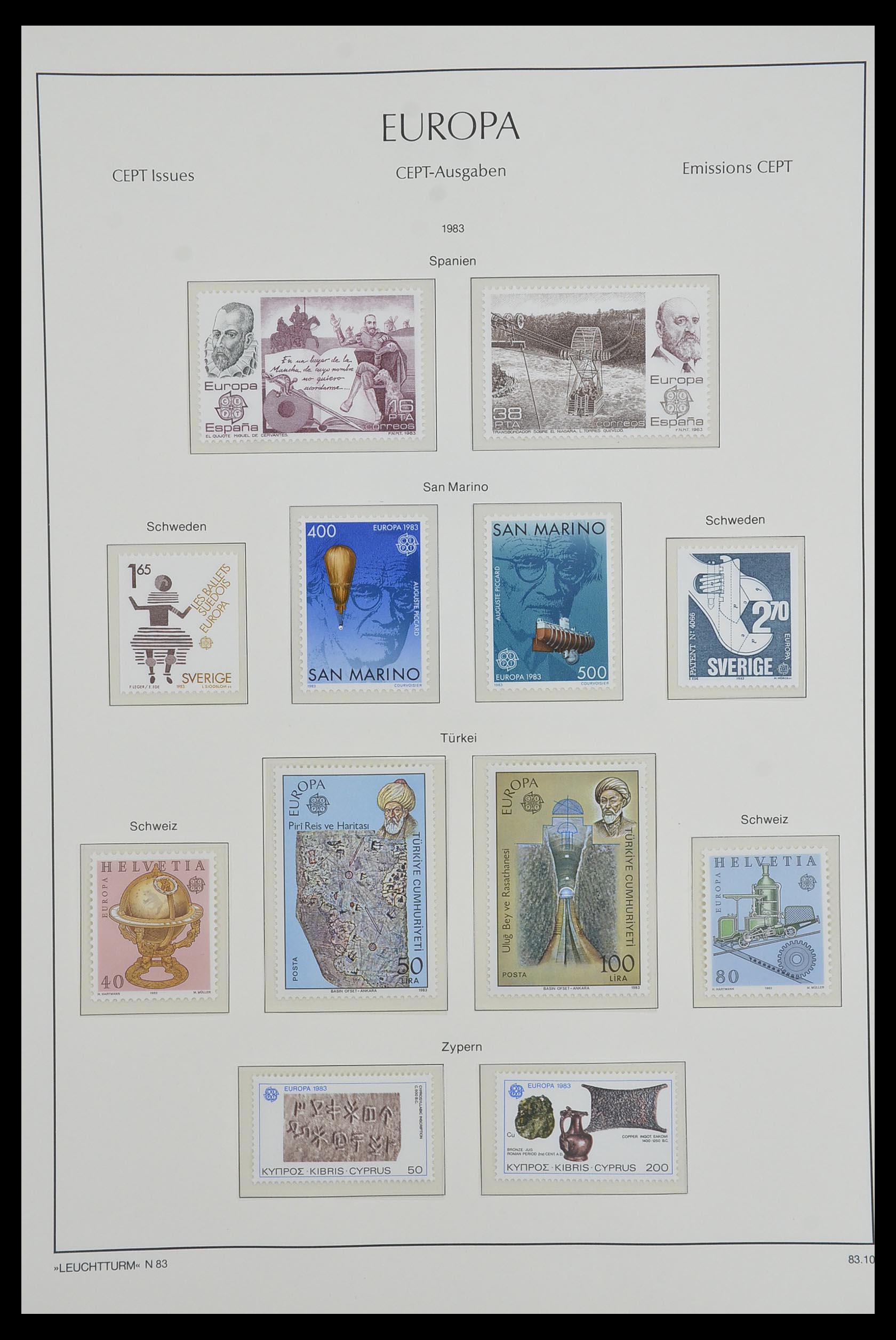 33524 062 - Stamp collection 33524 Europa CEPT 1977-2011.