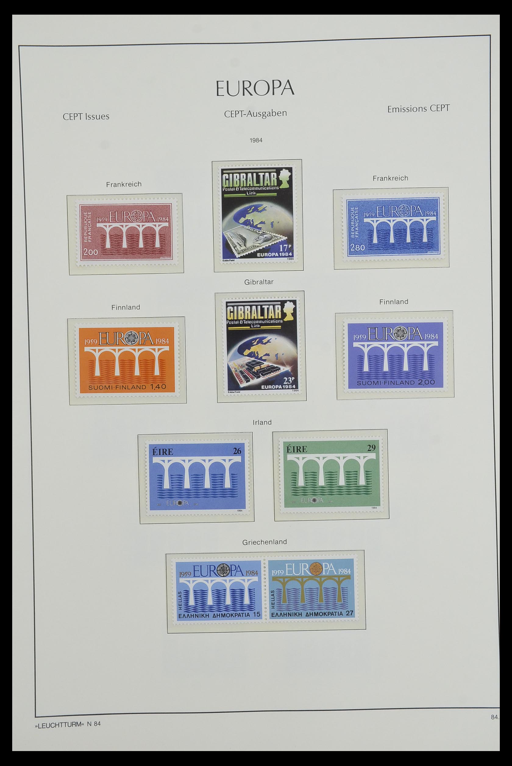 33524 065 - Postzegelverzameling 33524 Europa CEPT 1977-2011.