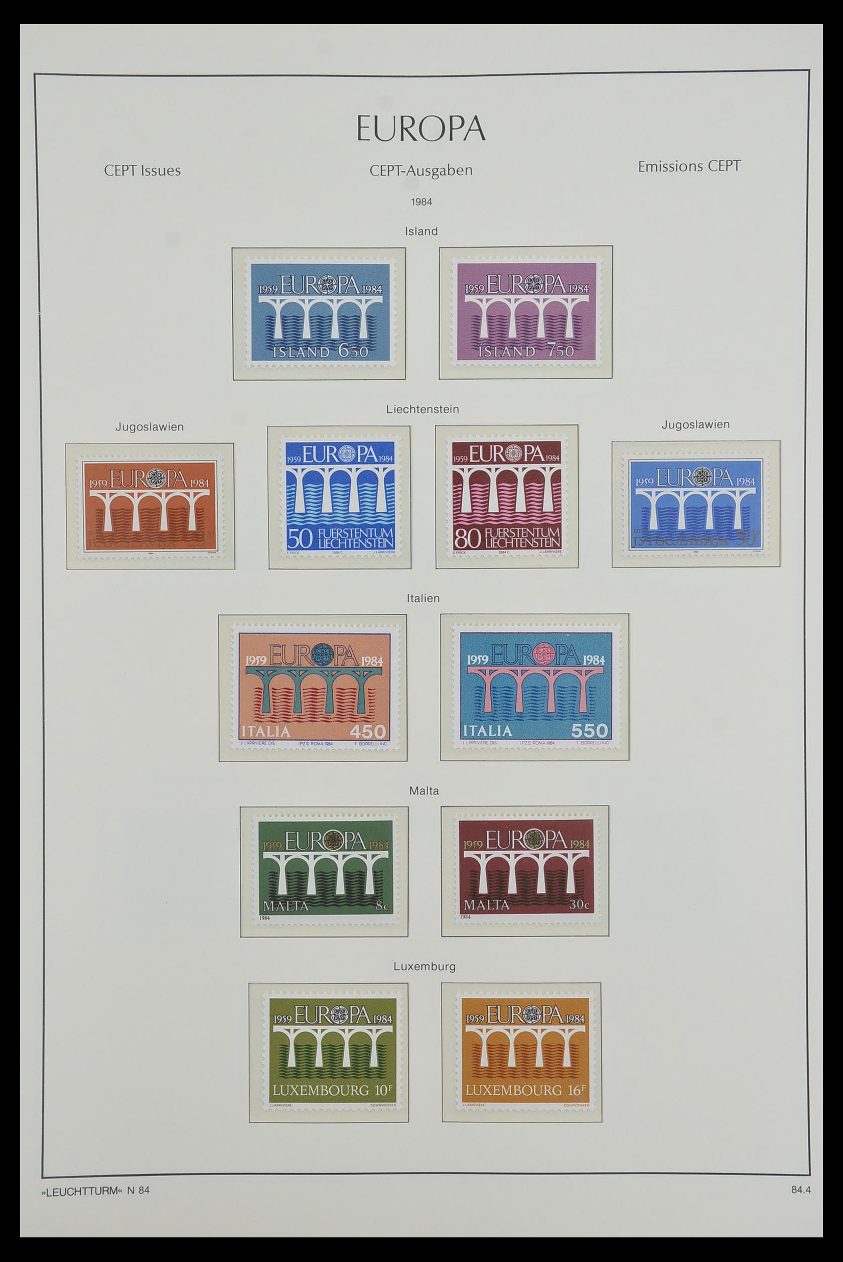 33524 067 - Postzegelverzameling 33524 Europa CEPT 1977-2011.