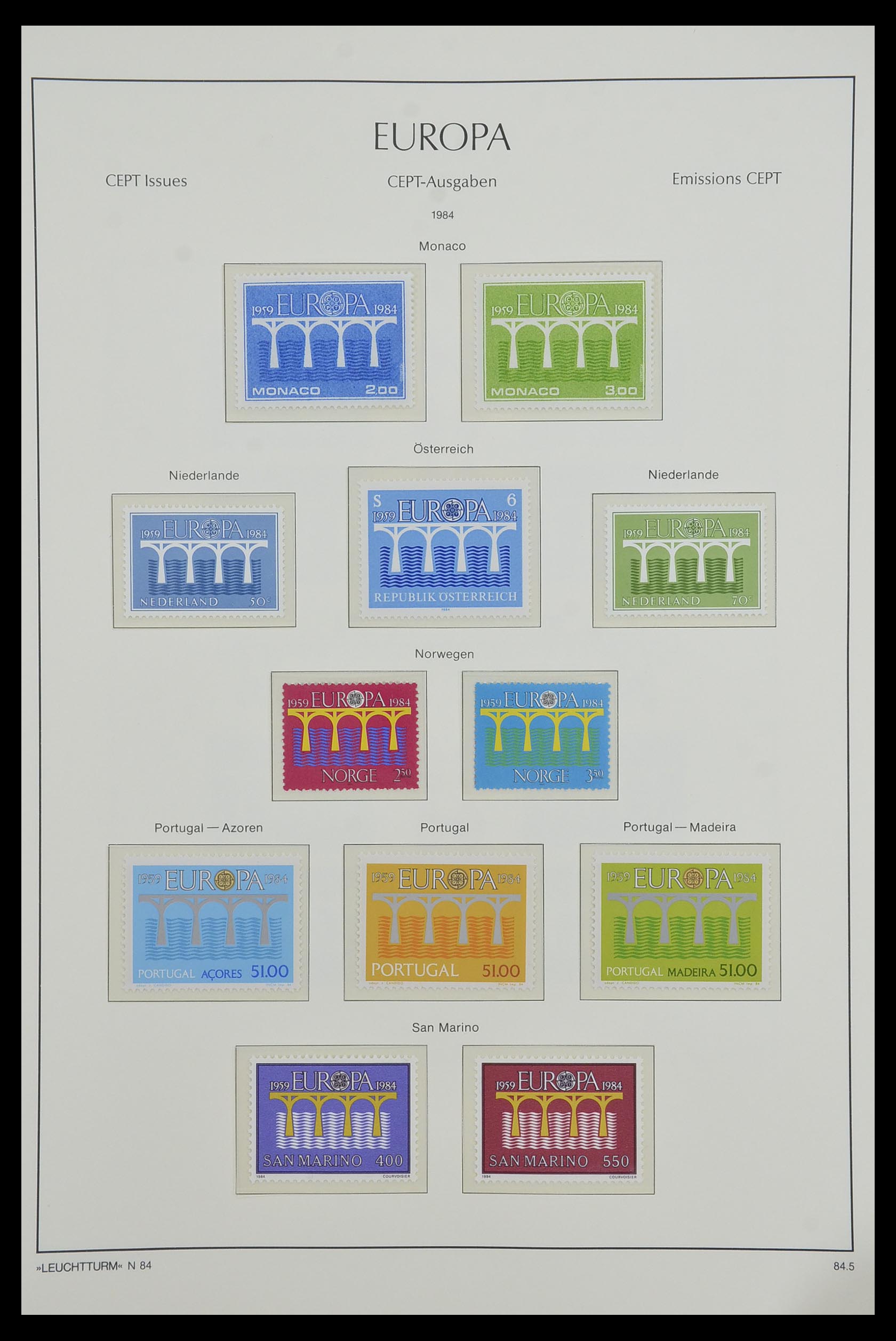 33524 068 - Postzegelverzameling 33524 Europa CEPT 1977-2011.