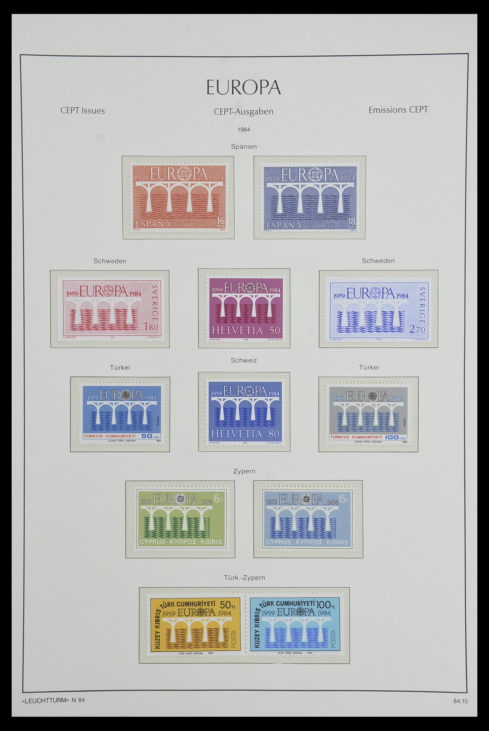 33524 073 - Postzegelverzameling 33524 Europa CEPT 1977-2011.