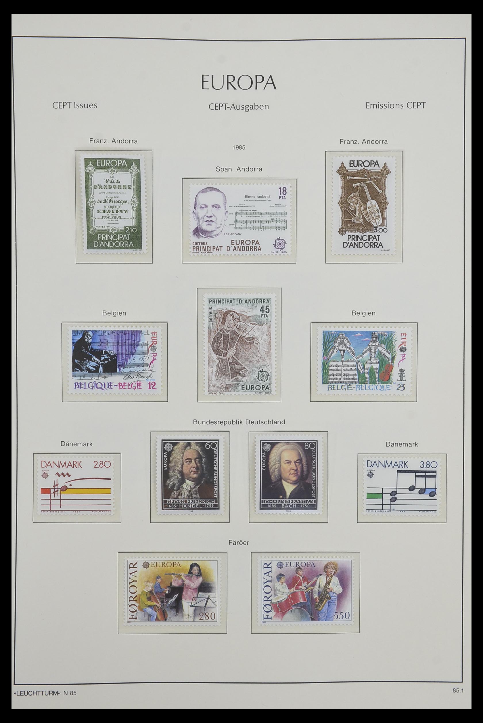 33524 074 - Postzegelverzameling 33524 Europa CEPT 1977-2011.