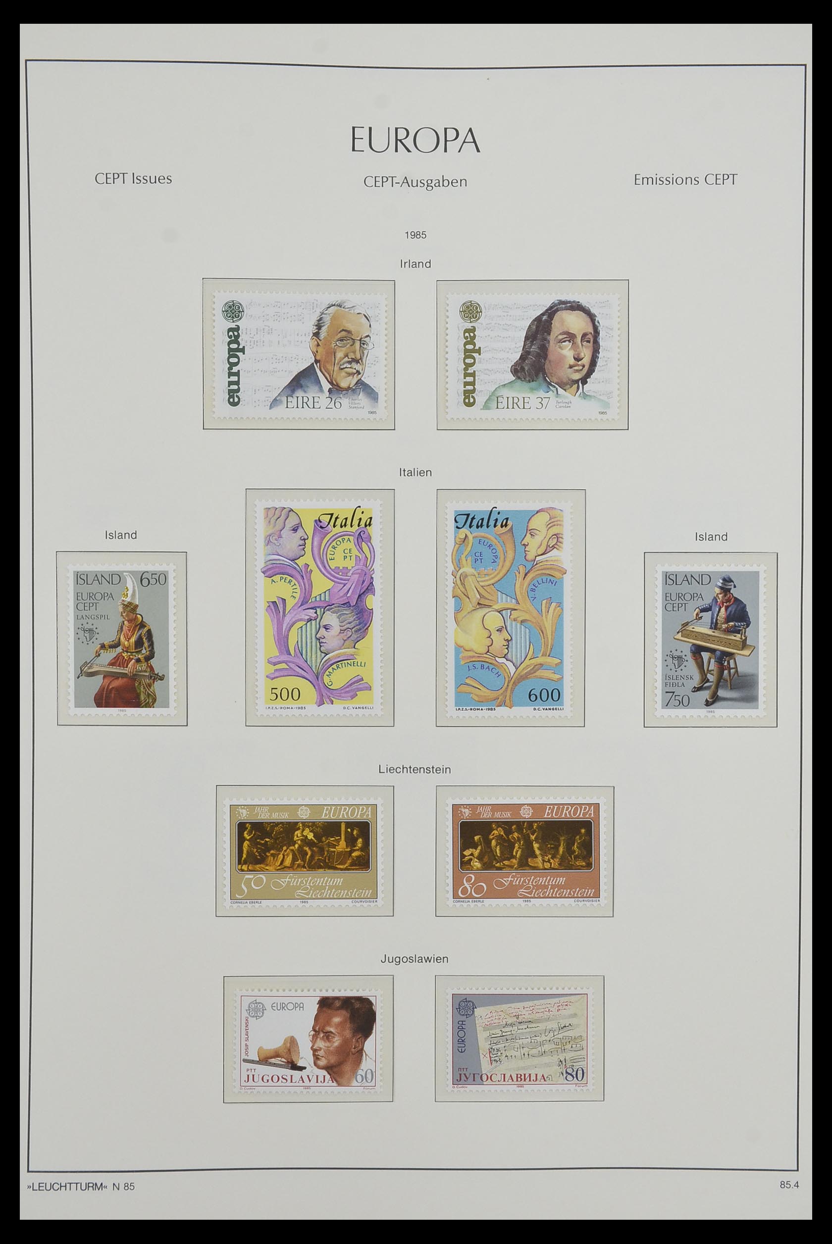 33524 077 - Postzegelverzameling 33524 Europa CEPT 1977-2011.