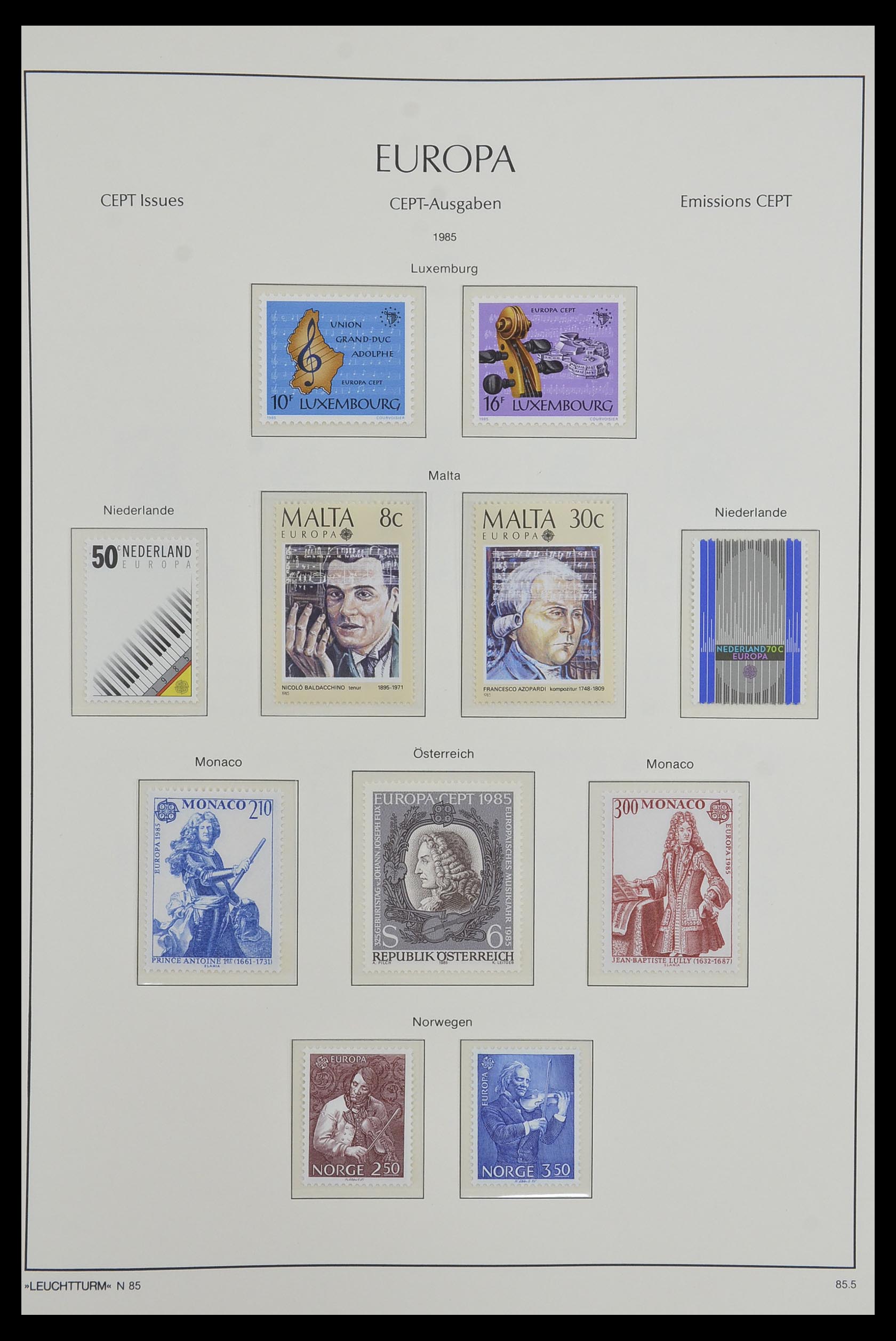 33524 078 - Postzegelverzameling 33524 Europa CEPT 1977-2011.