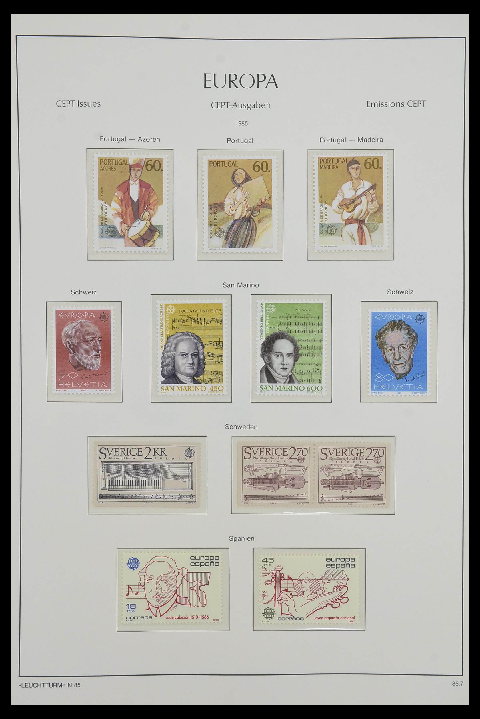33524 080 - Postzegelverzameling 33524 Europa CEPT 1977-2011.