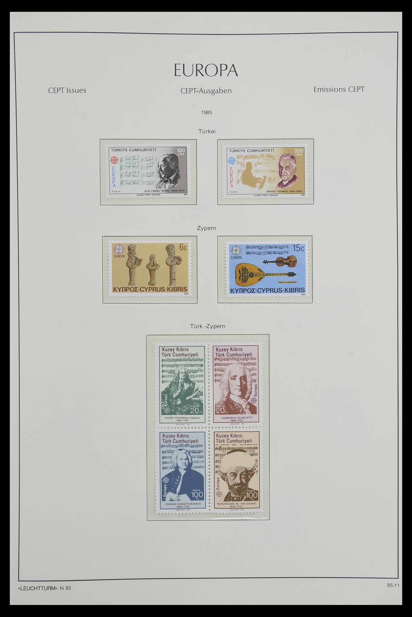 33524 084 - Postzegelverzameling 33524 Europa CEPT 1977-2011.