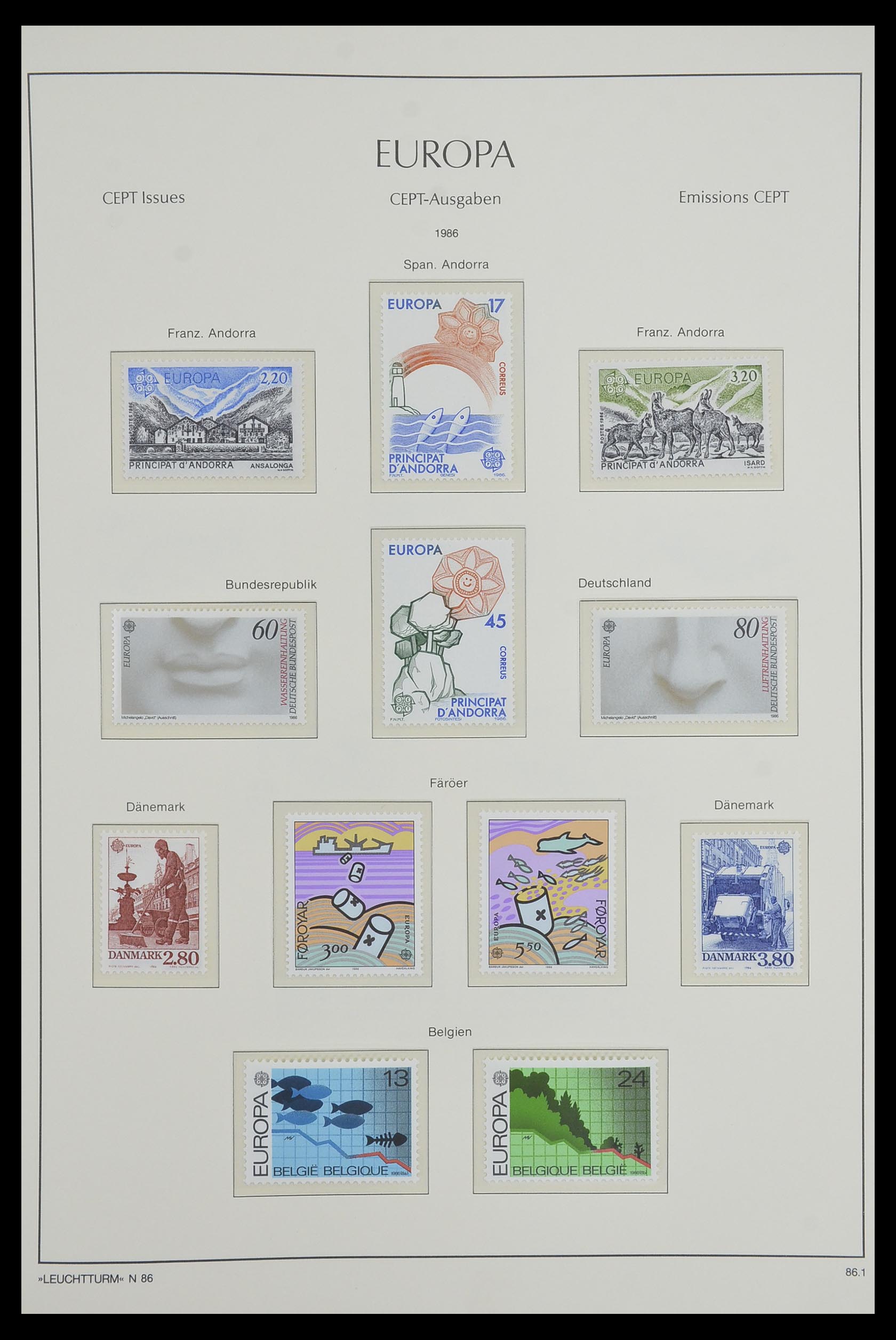 33524 085 - Postzegelverzameling 33524 Europa CEPT 1977-2011.
