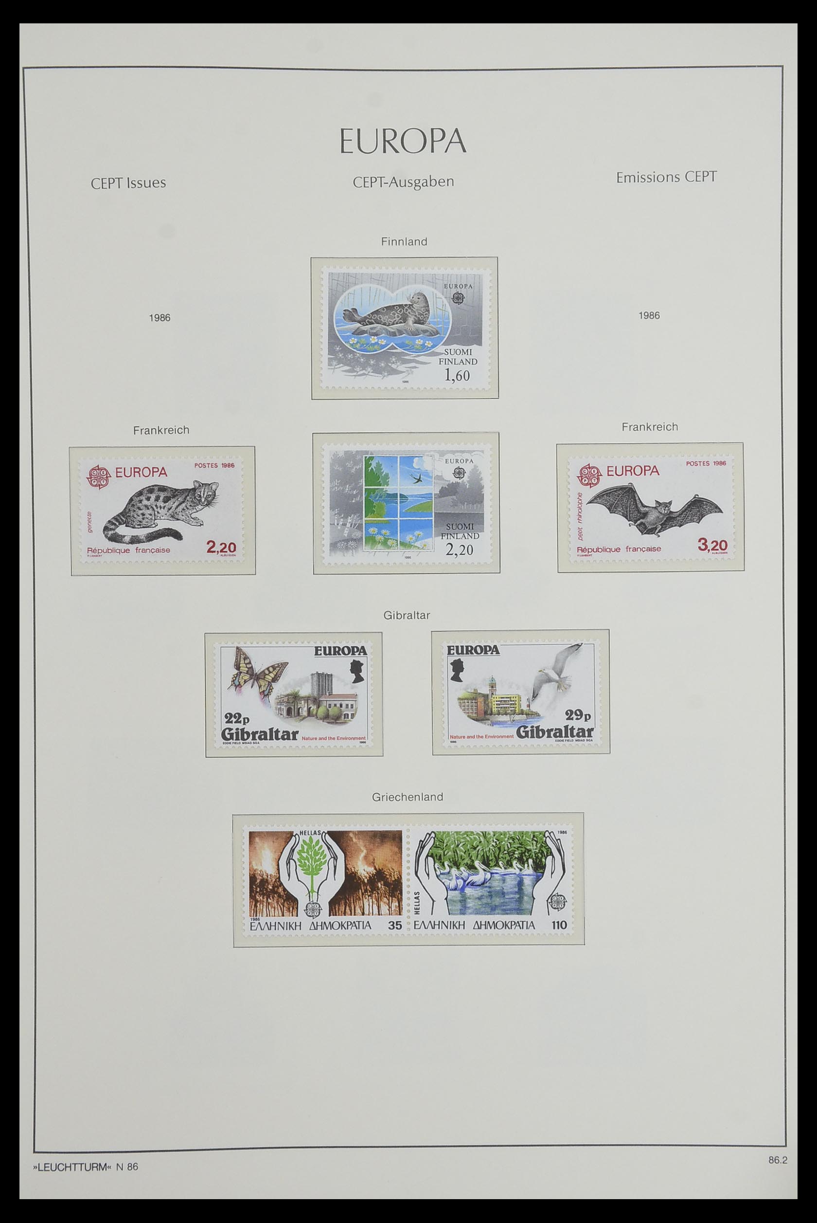 33524 086 - Postzegelverzameling 33524 Europa CEPT 1977-2011.