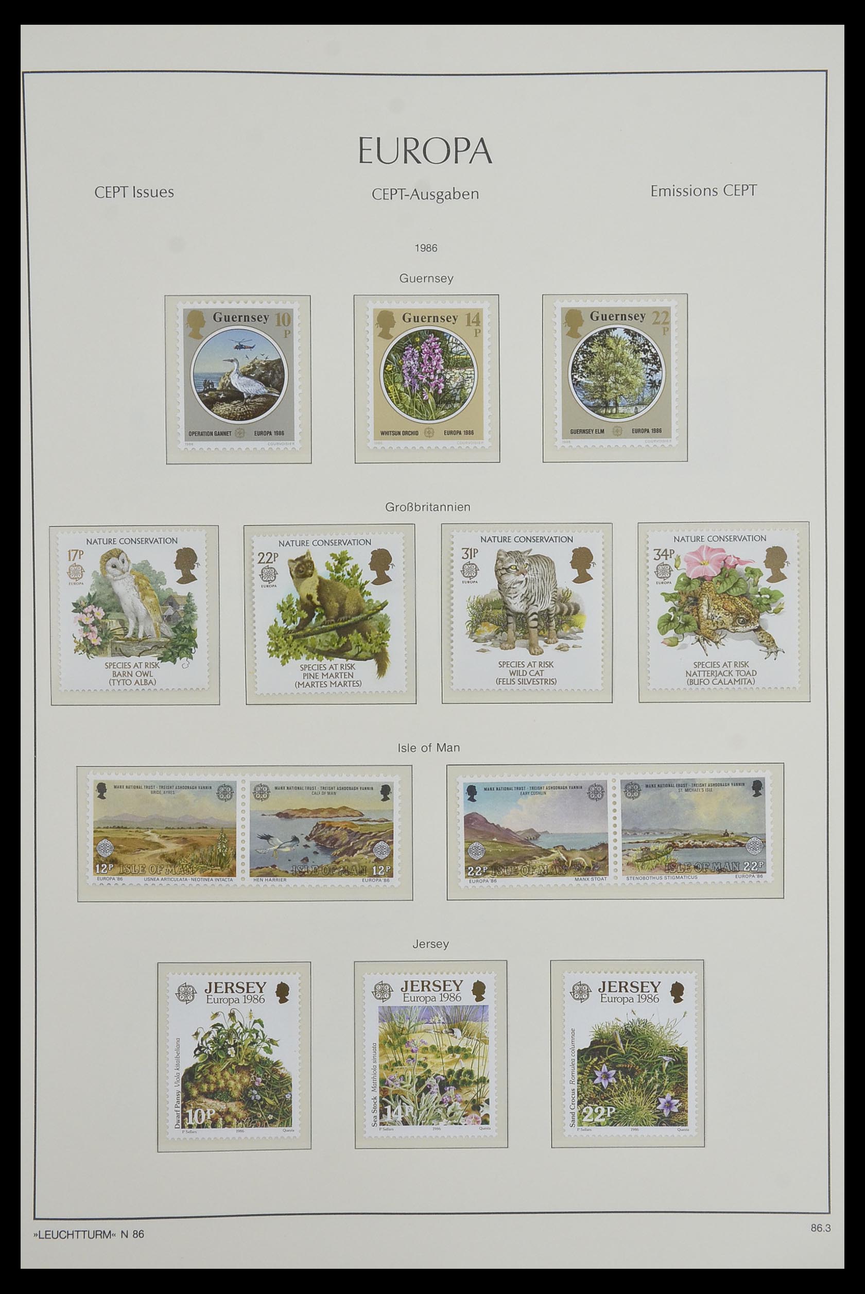33524 087 - Postzegelverzameling 33524 Europa CEPT 1977-2011.