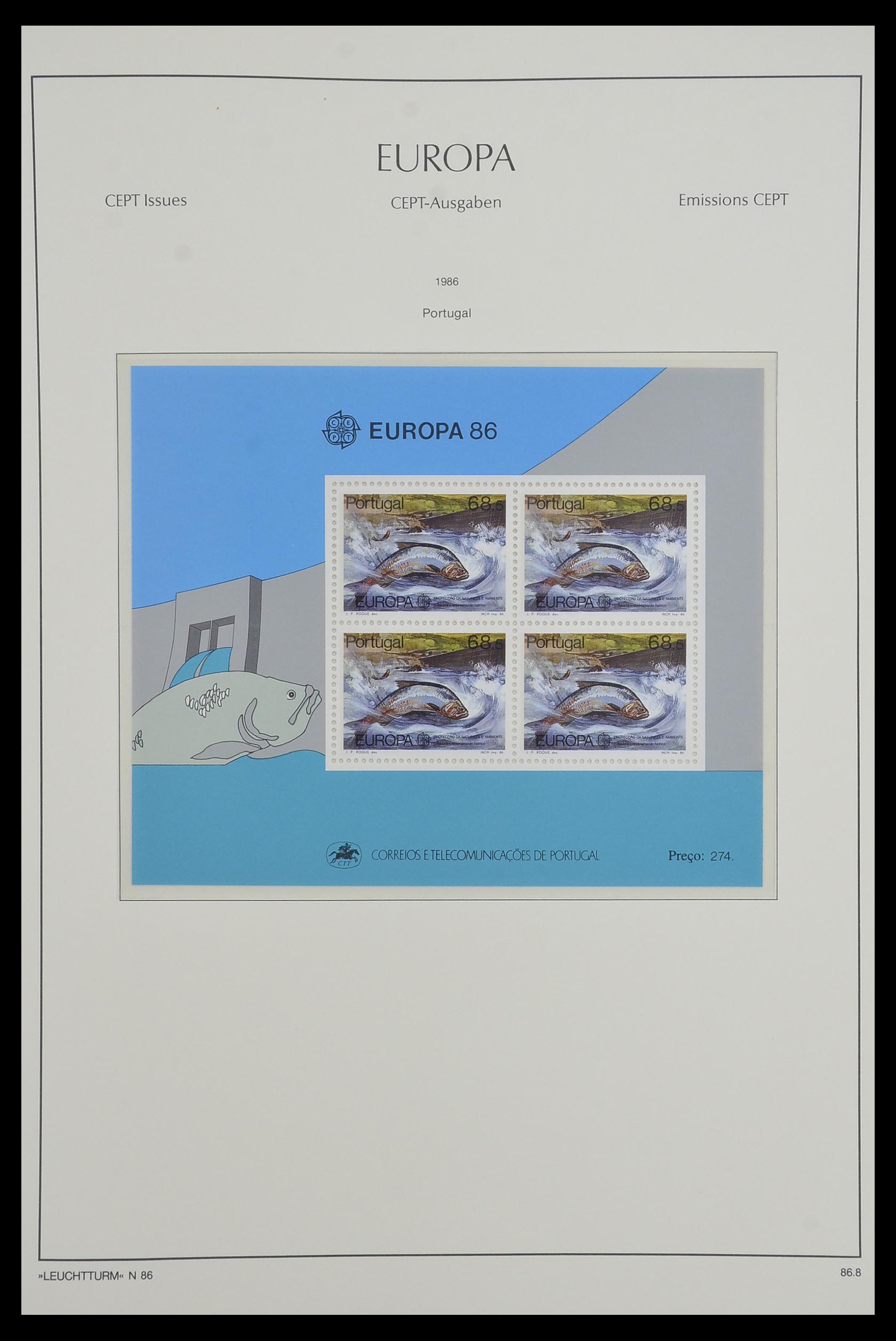 33524 092 - Postzegelverzameling 33524 Europa CEPT 1977-2011.