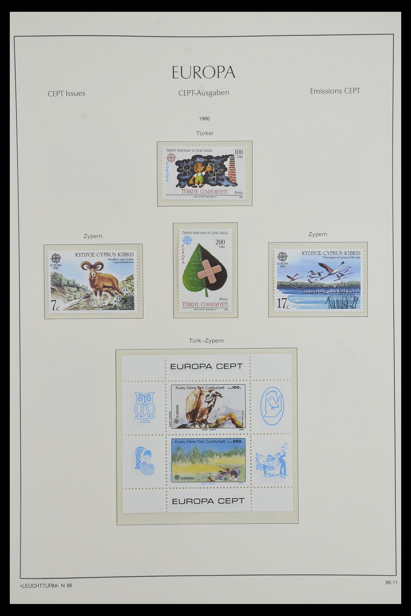 33524 095 - Postzegelverzameling 33524 Europa CEPT 1977-2011.