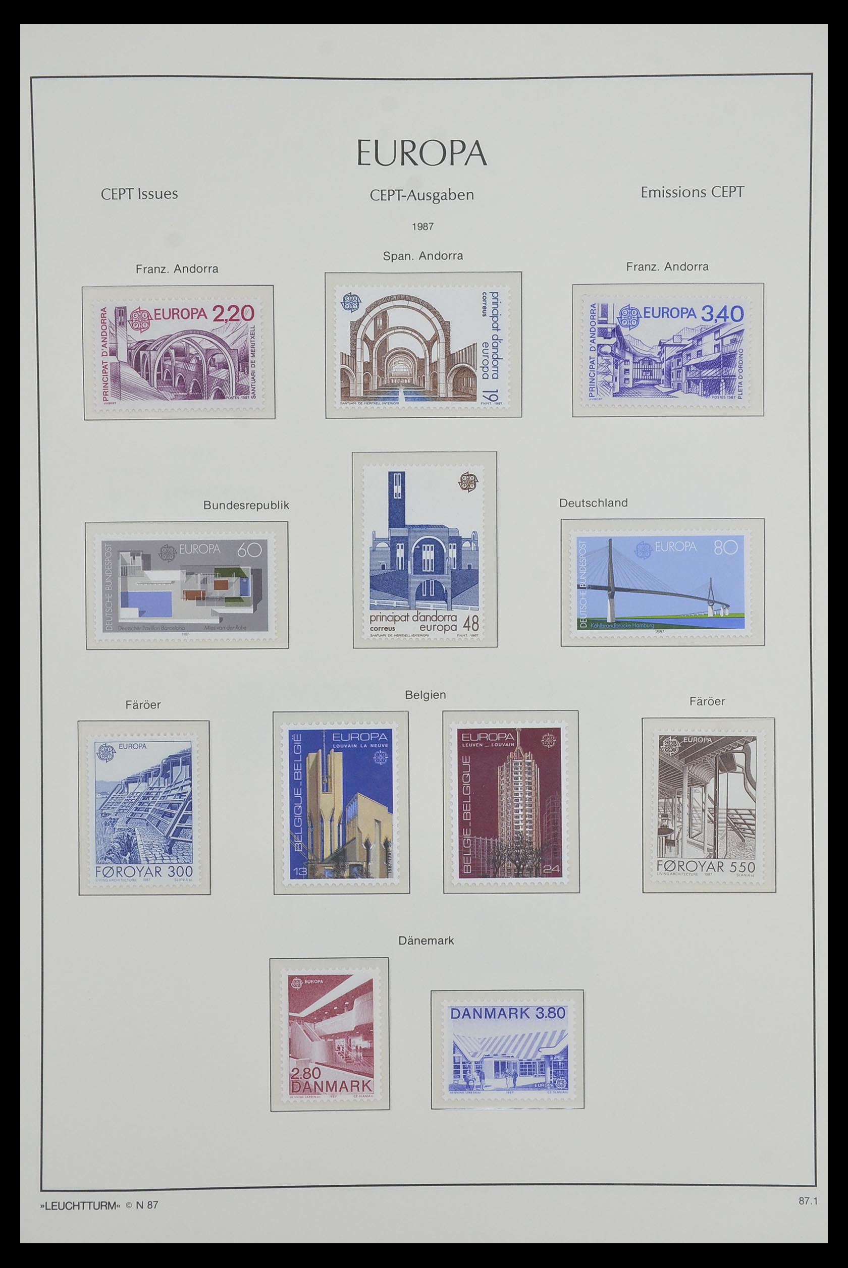 33524 096 - Postzegelverzameling 33524 Europa CEPT 1977-2011.
