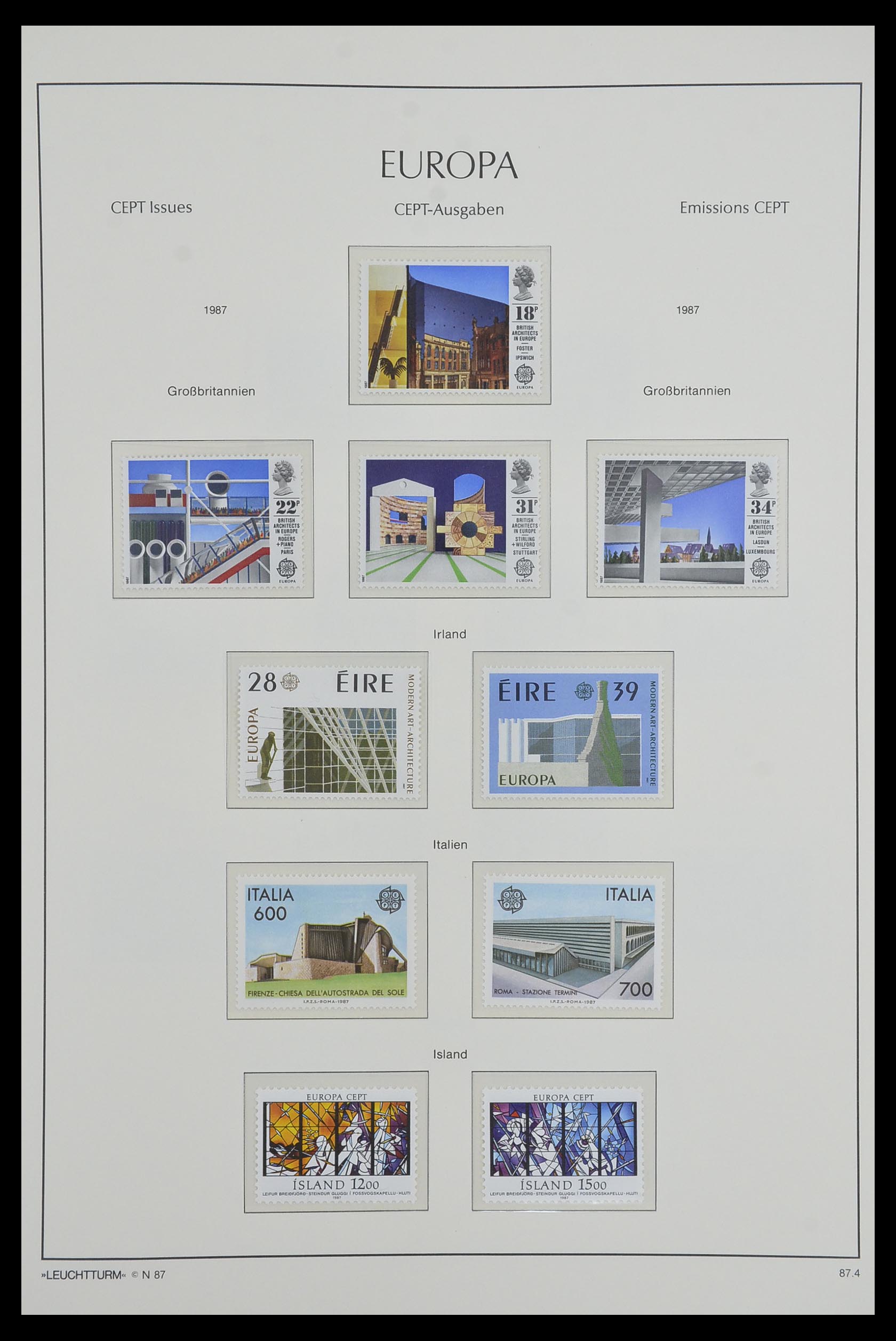 33524 099 - Stamp collection 33524 Europa CEPT 1977-2011.