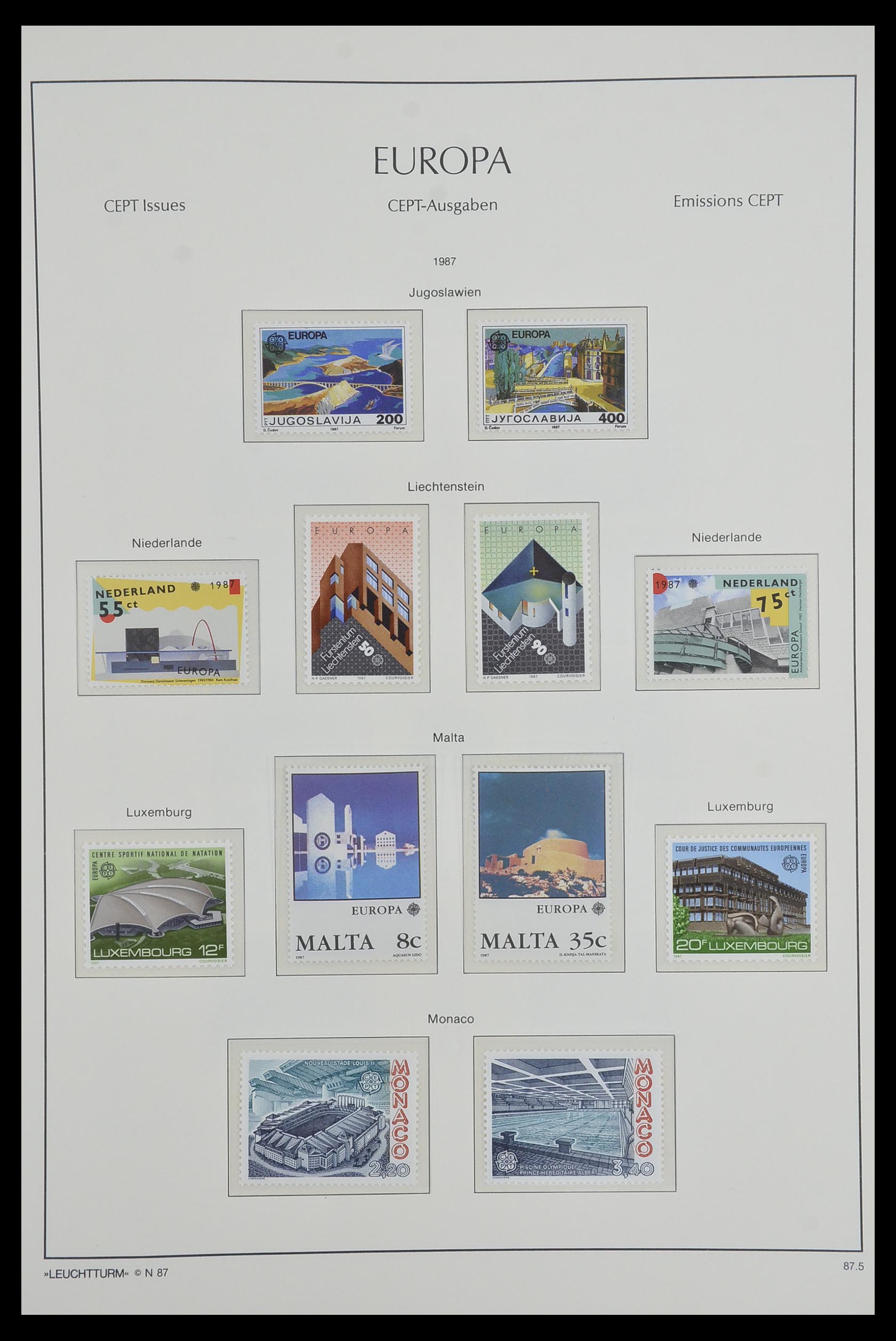 33524 100 - Stamp collection 33524 Europa CEPT 1977-2011.