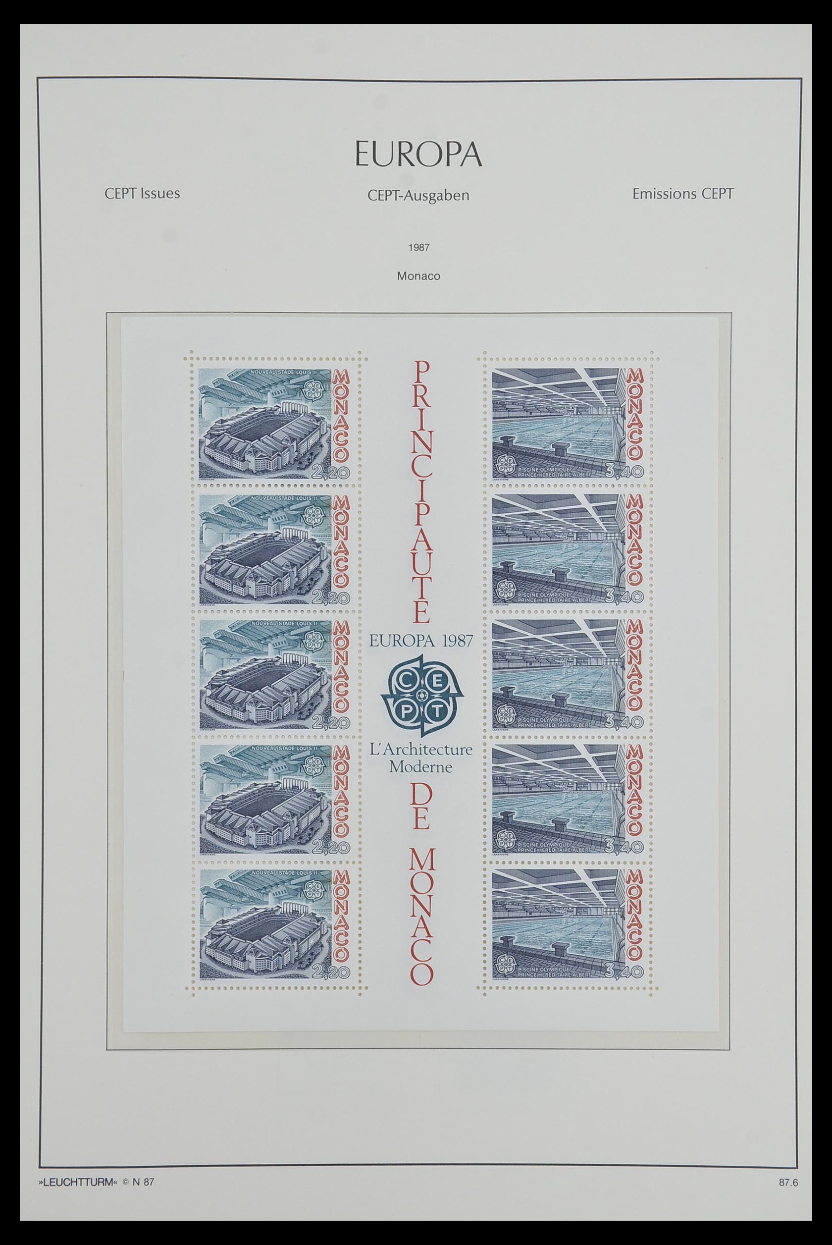 33524 101 - Postzegelverzameling 33524 Europa CEPT 1977-2011.
