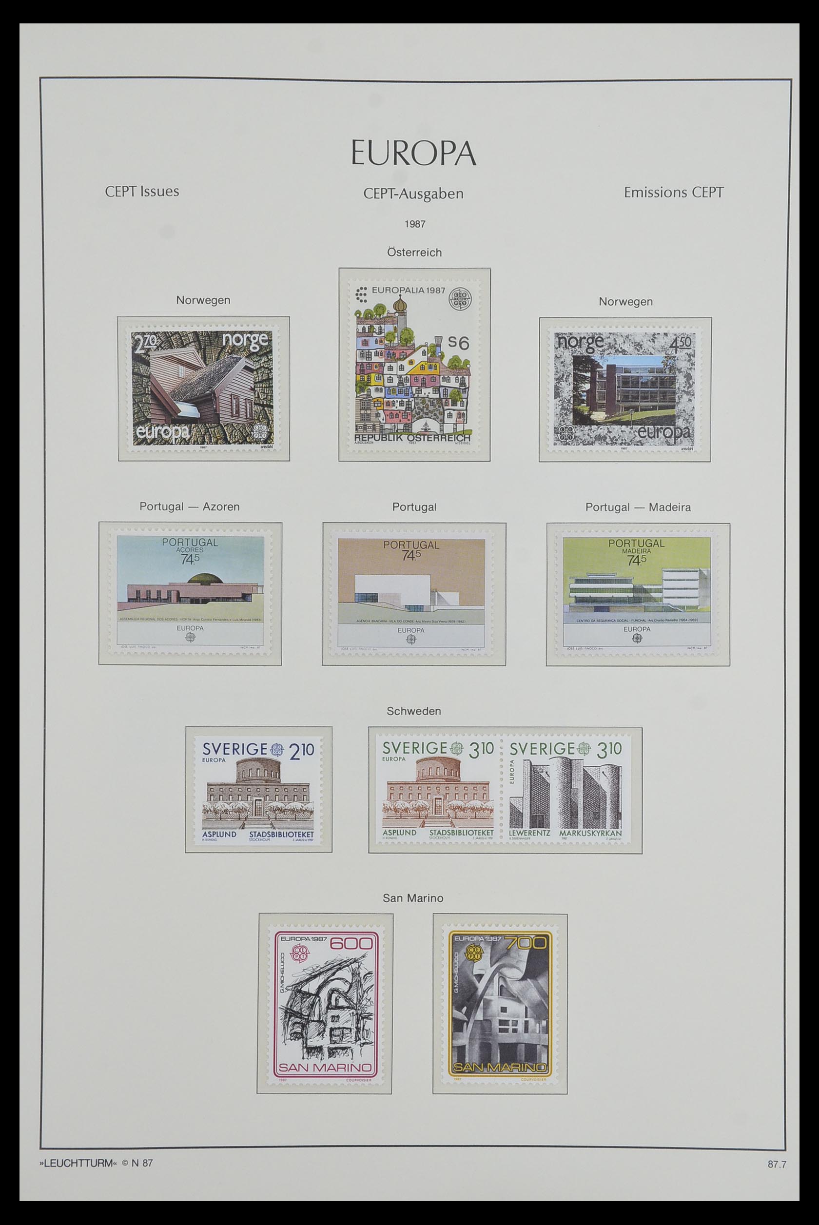 33524 102 - Postzegelverzameling 33524 Europa CEPT 1977-2011.