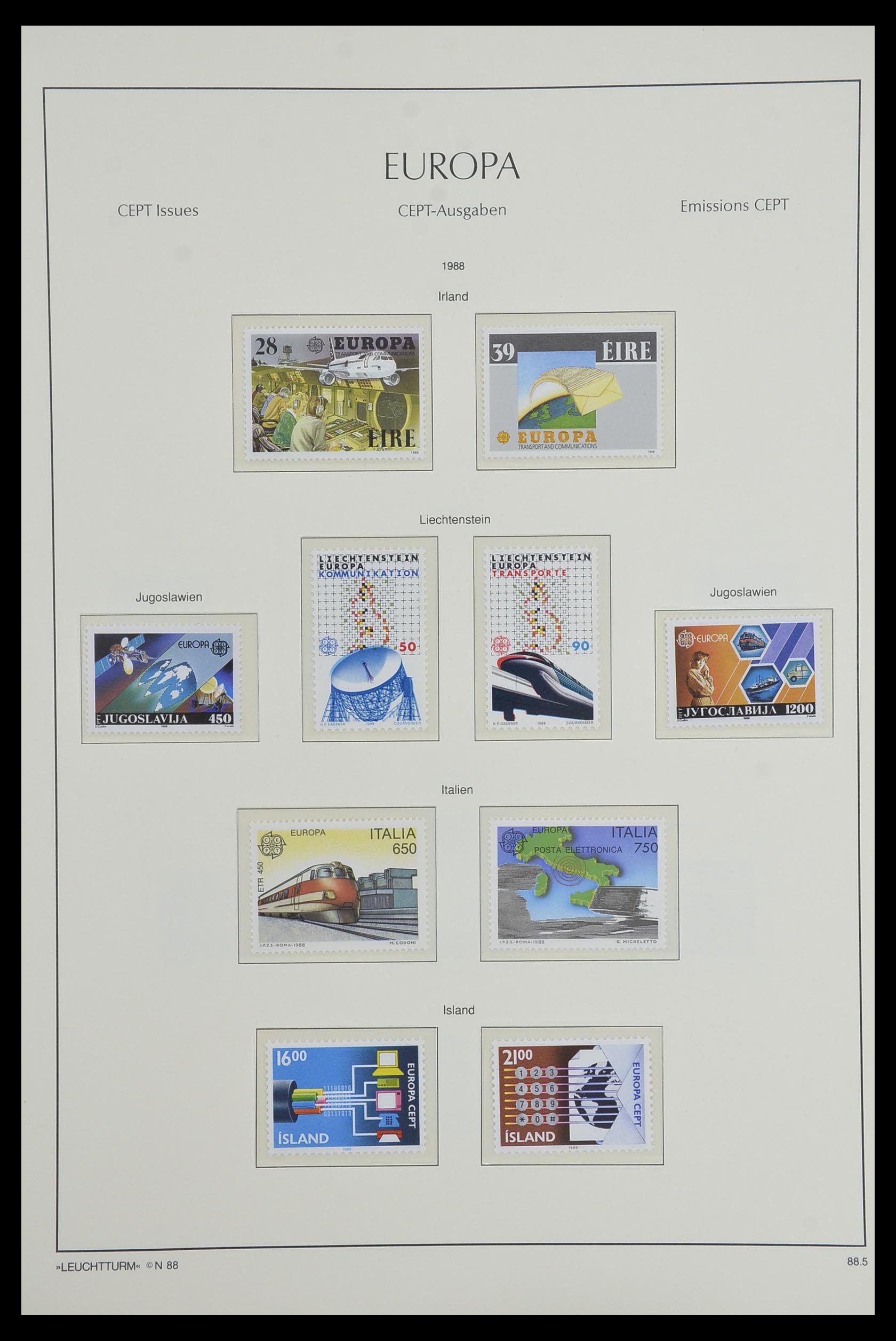 33524 111 - Postzegelverzameling 33524 Europa CEPT 1977-2011.