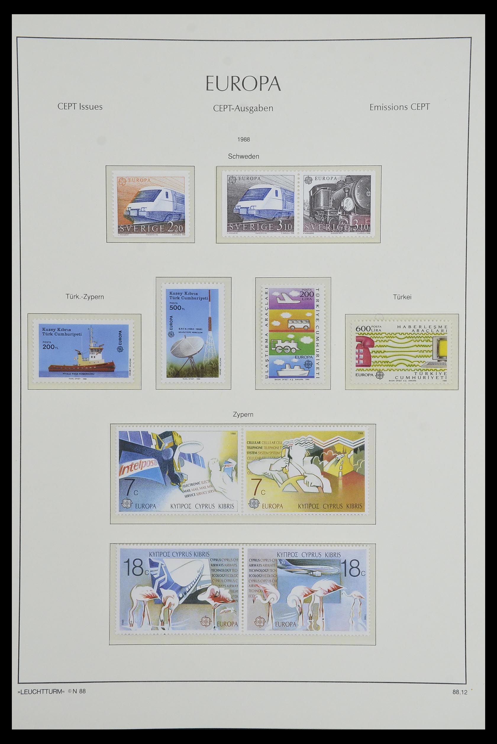 33524 118 - Postzegelverzameling 33524 Europa CEPT 1977-2011.