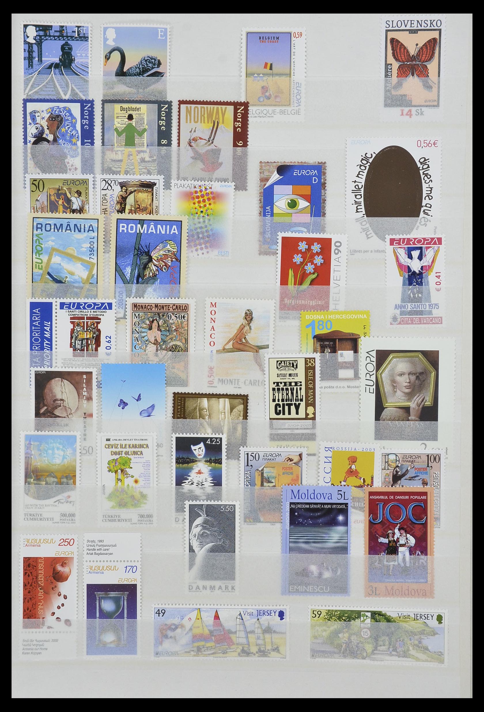 33524 201 - Postzegelverzameling 33524 Europa CEPT 1977-2011.