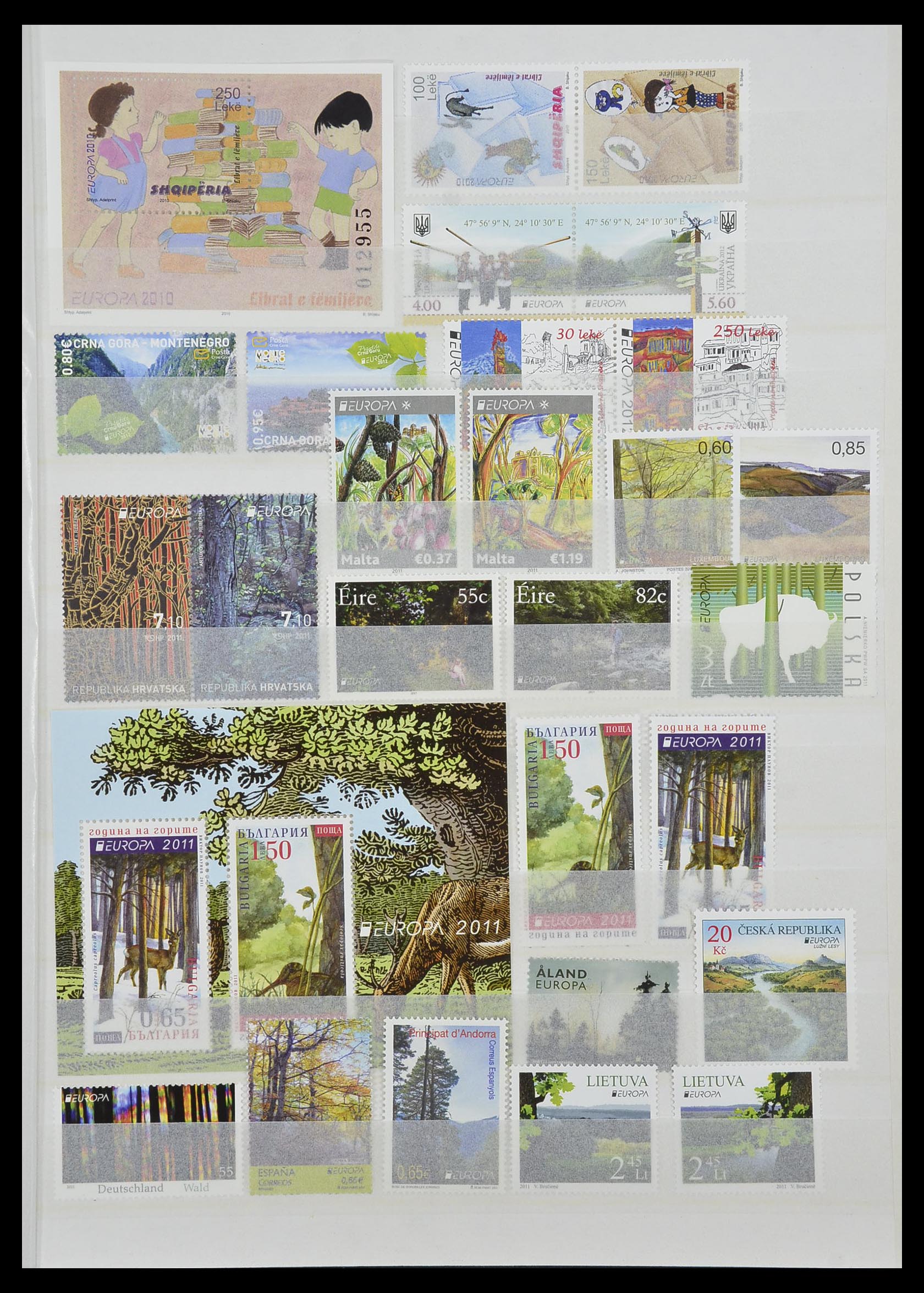 33524 217 - Postzegelverzameling 33524 Europa CEPT 1977-2011.