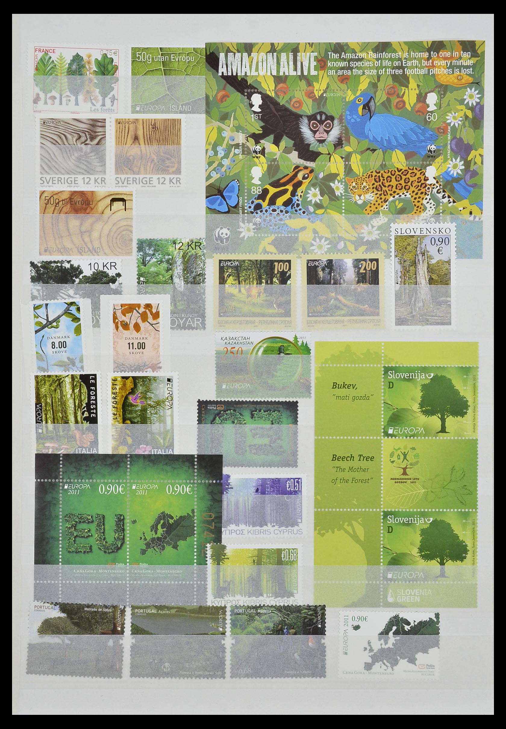 33524 218 - Postzegelverzameling 33524 Europa CEPT 1977-2011.