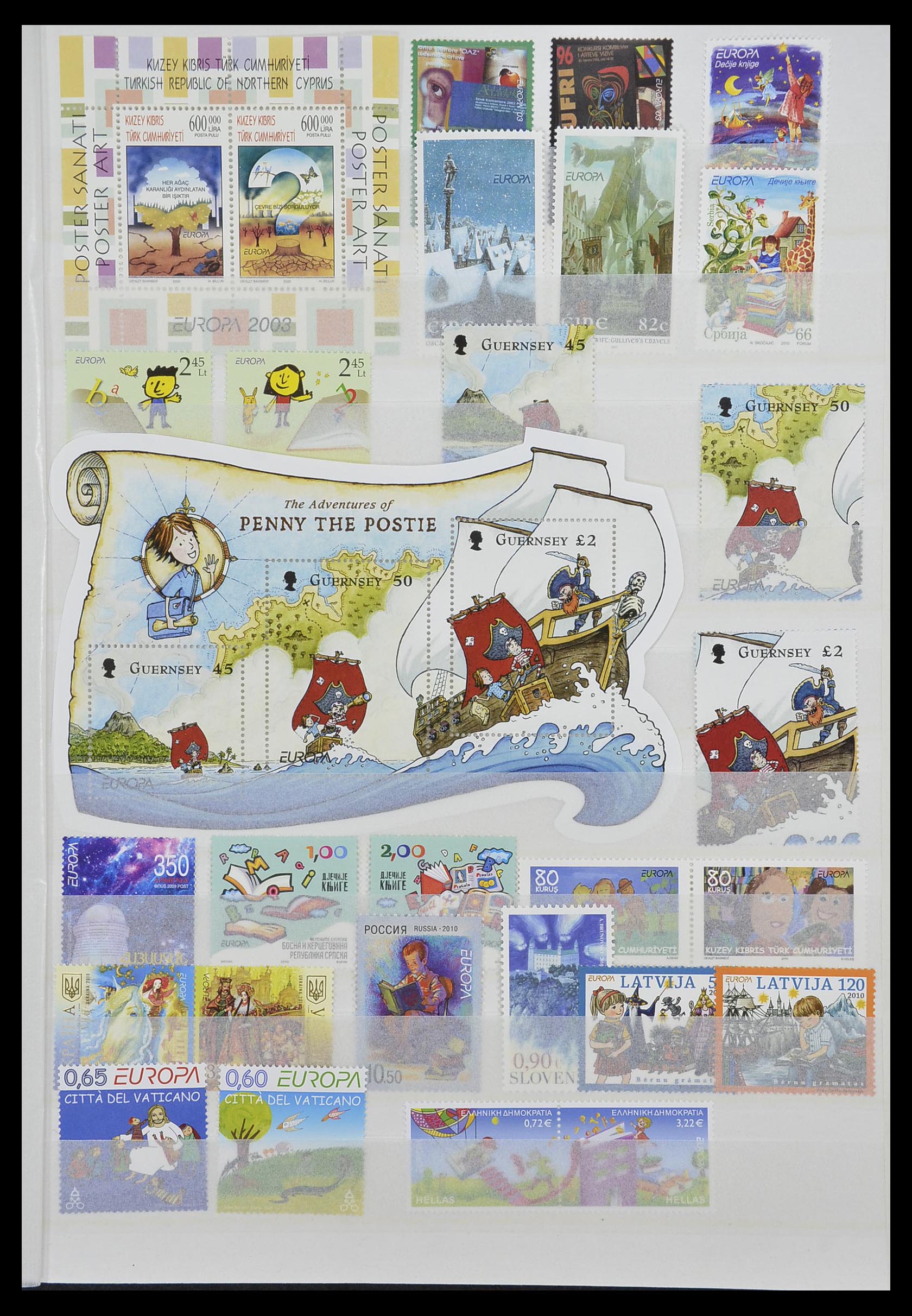 33524 221 - Postzegelverzameling 33524 Europa CEPT 1977-2011.