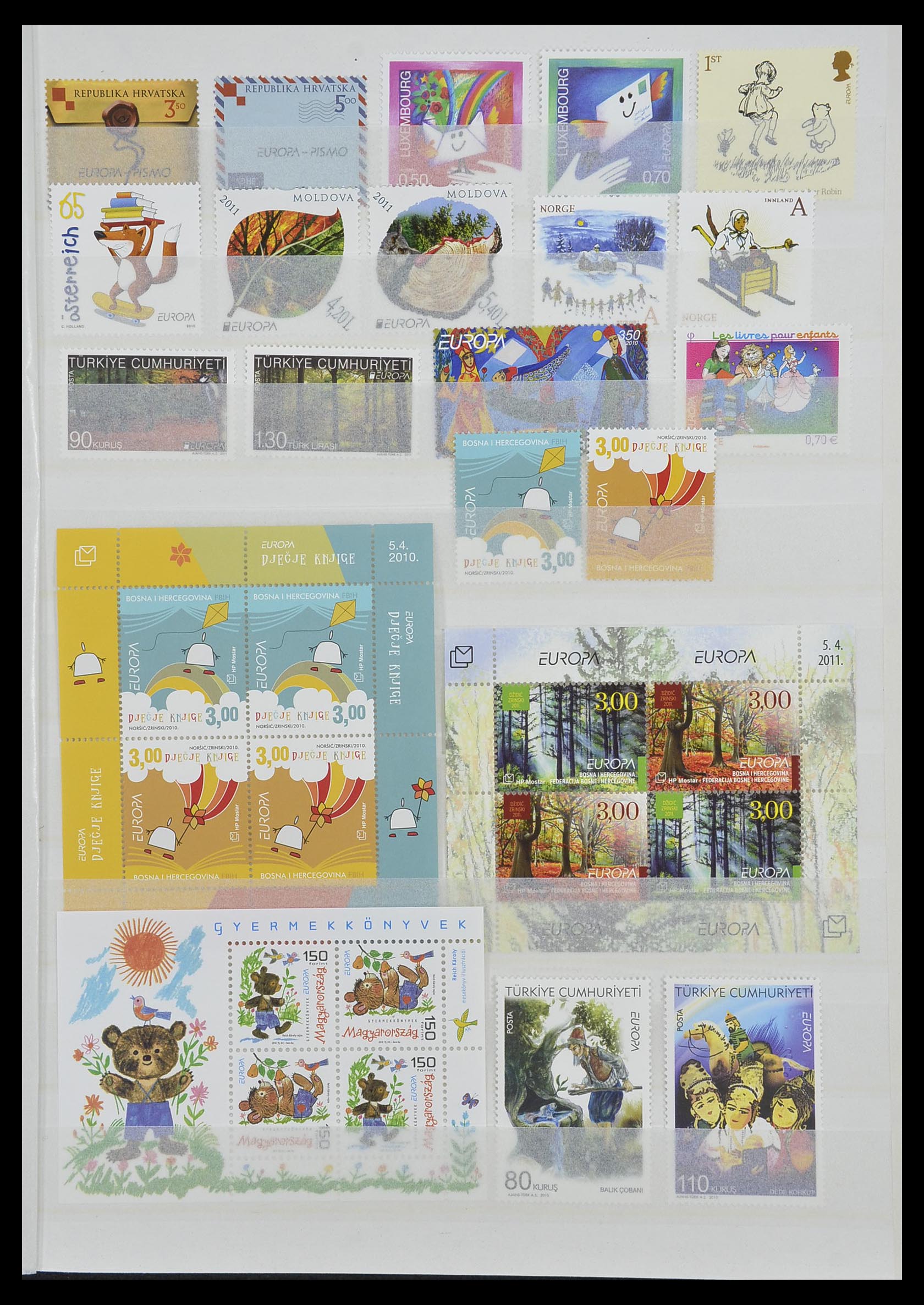 33524 233 - Postzegelverzameling 33524 Europa CEPT 1977-2011.