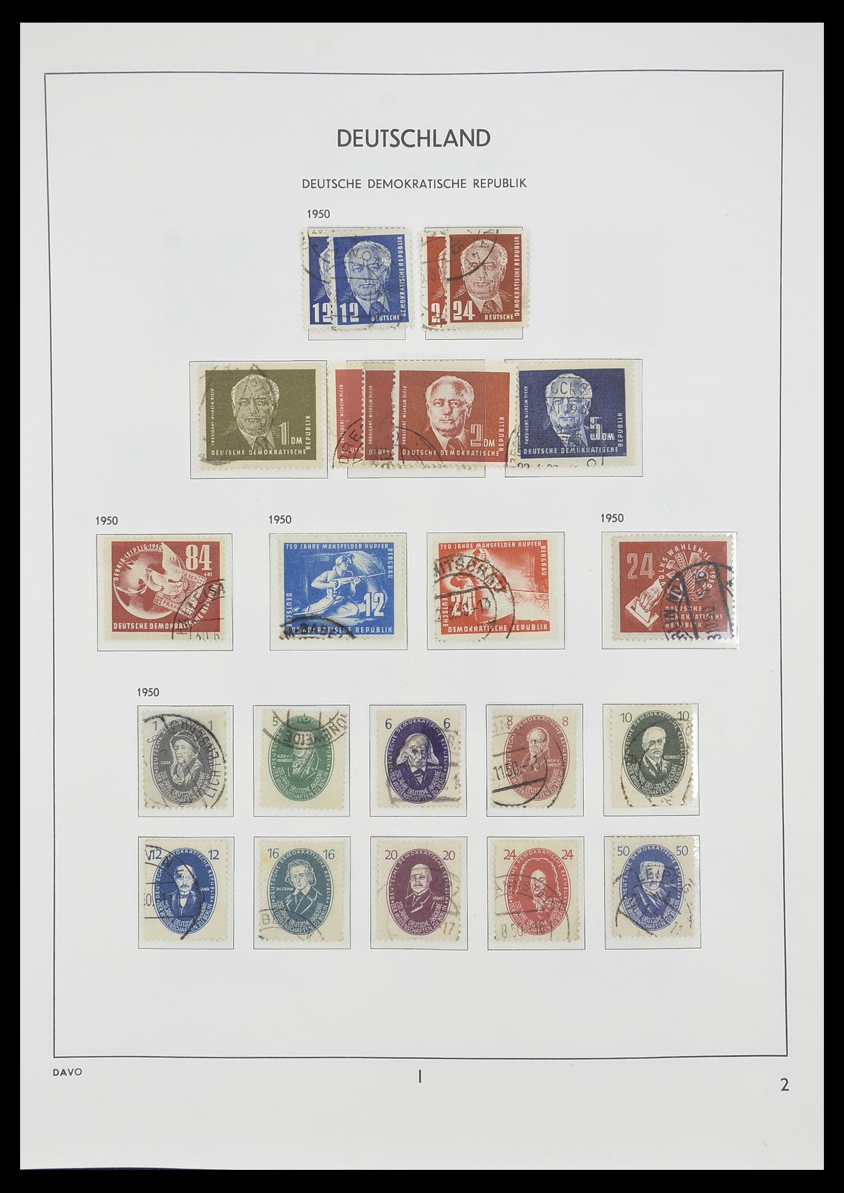 33526 005 - Stamp collection 33526 DDR 1949-1980.