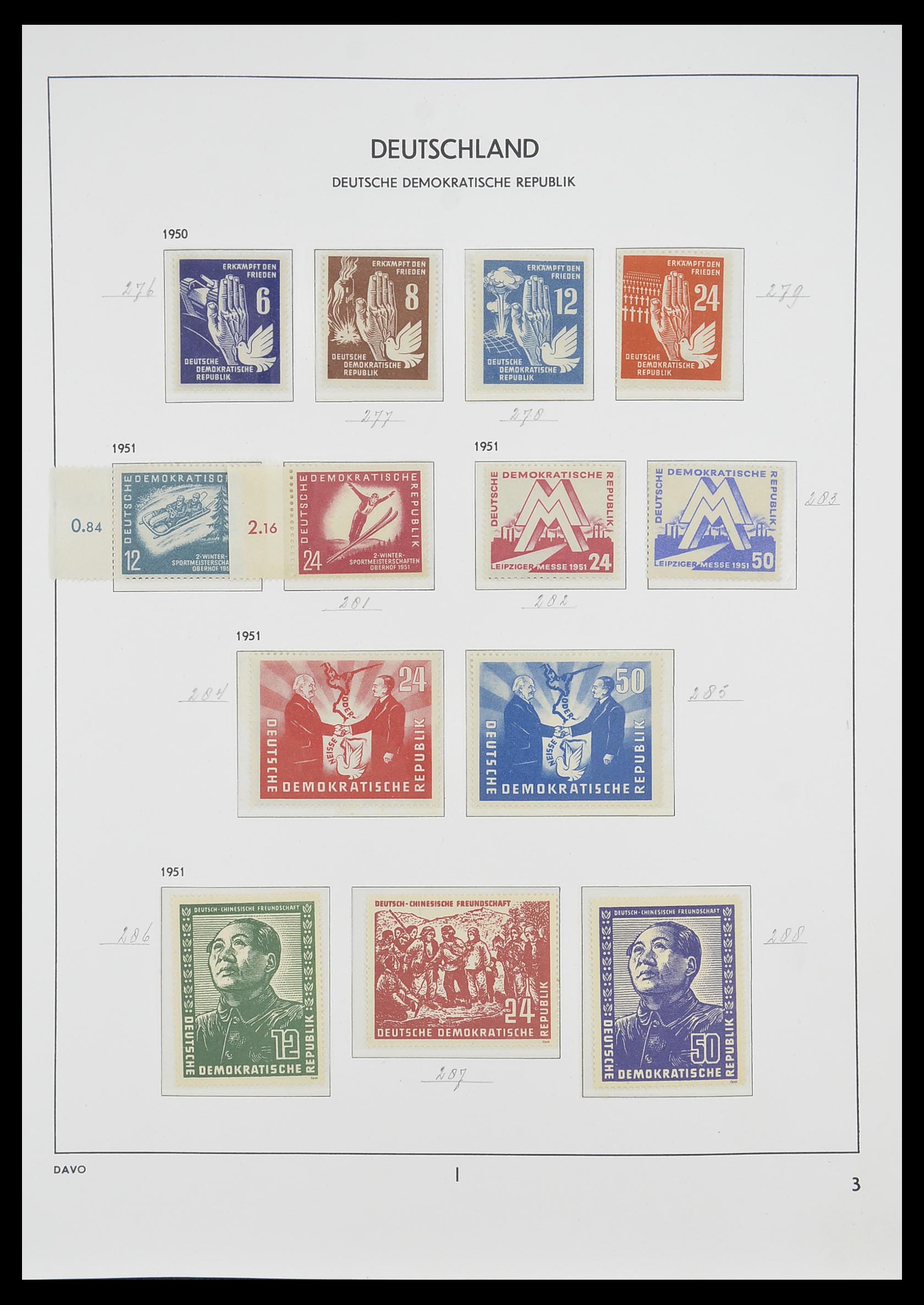 33526 006 - Stamp collection 33526 DDR 1949-1980.