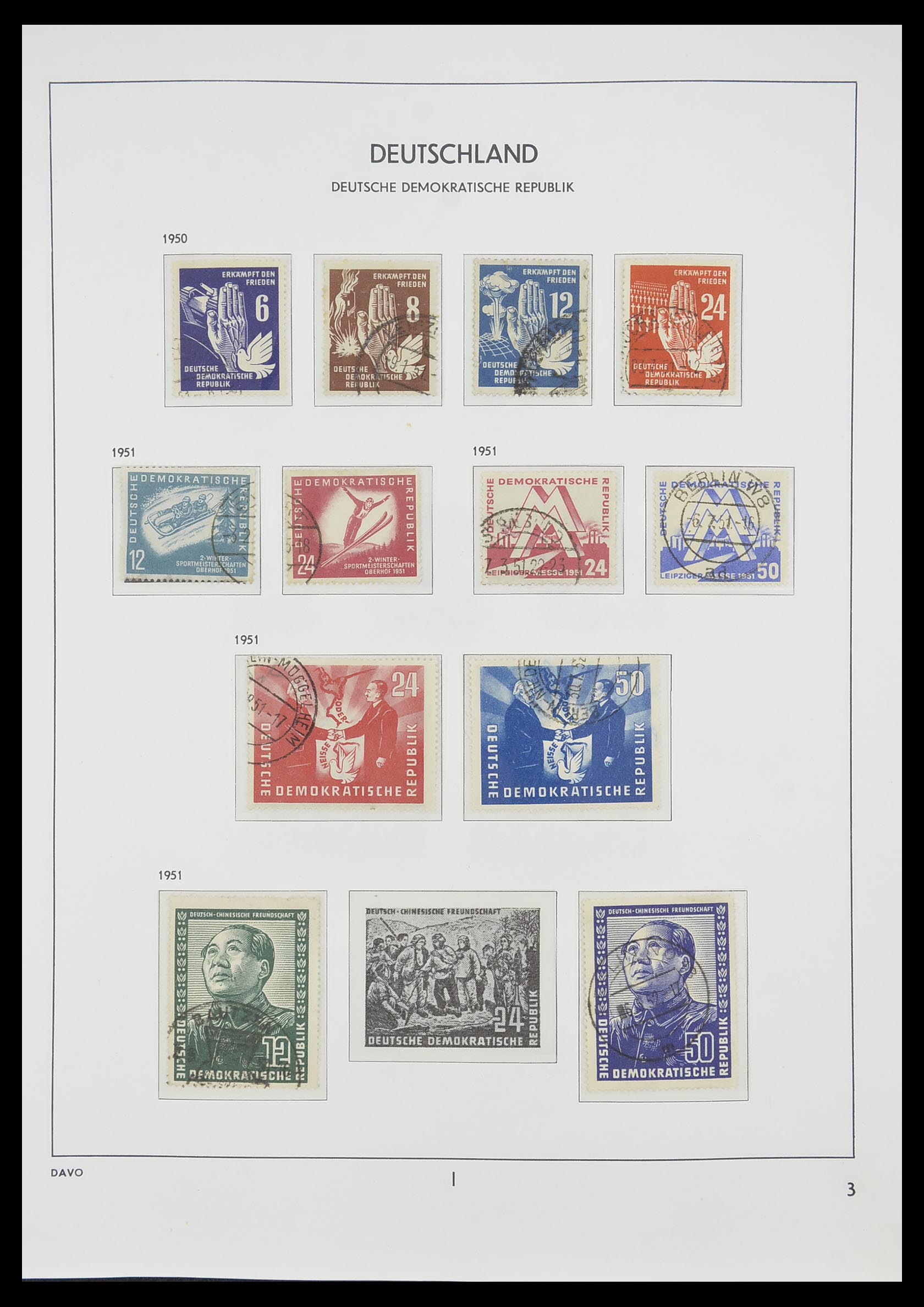 33526 007 - Stamp collection 33526 DDR 1949-1980.