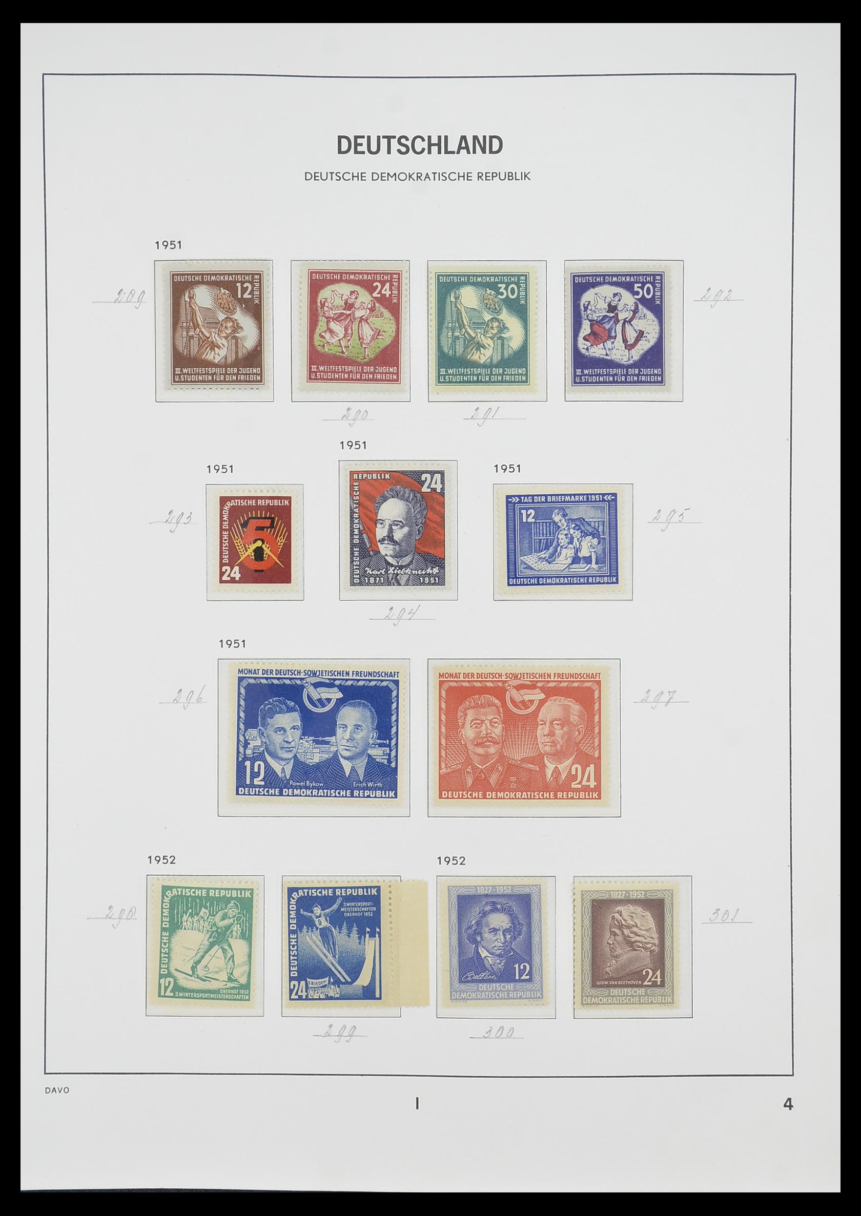 33526 008 - Stamp collection 33526 DDR 1949-1980.