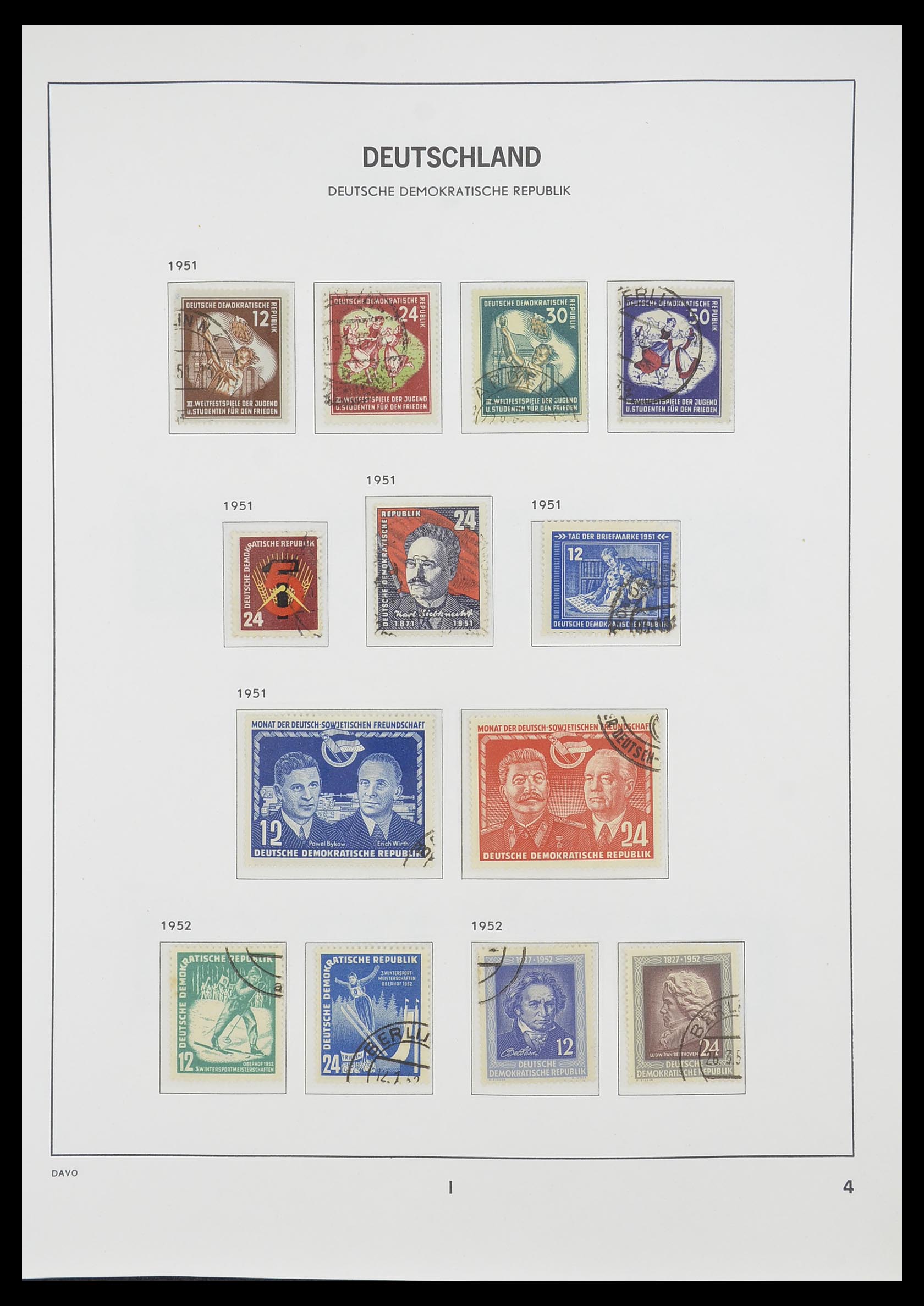 33526 009 - Stamp collection 33526 DDR 1949-1980.