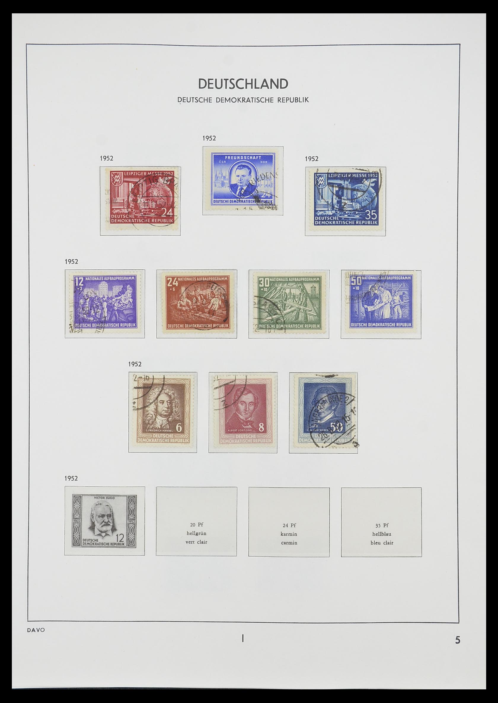33526 011 - Stamp collection 33526 DDR 1949-1980.