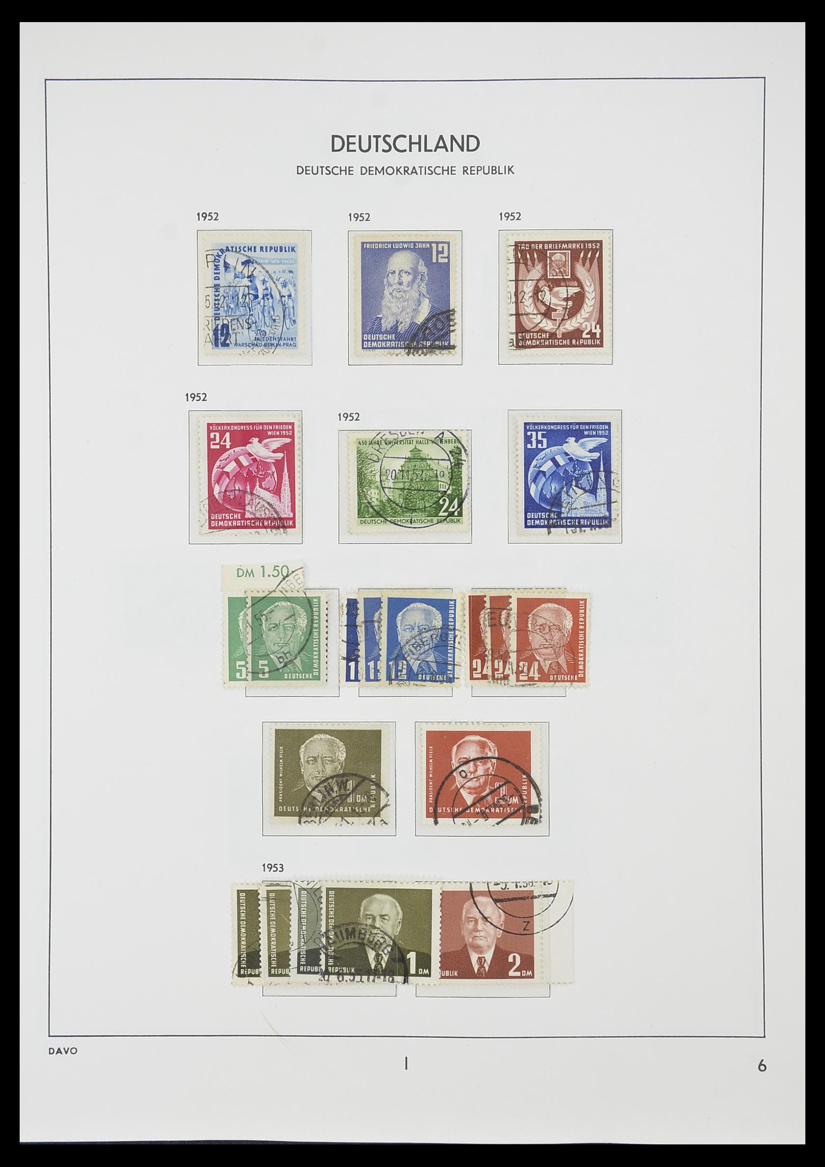 33526 013 - Stamp collection 33526 DDR 1949-1980.