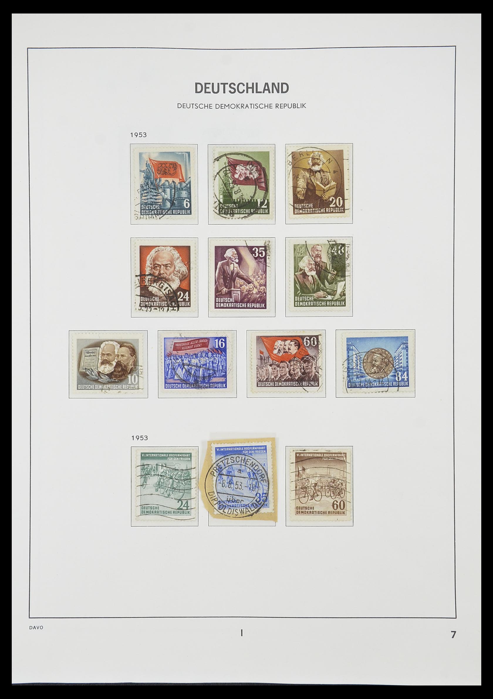 33526 015 - Stamp collection 33526 DDR 1949-1980.