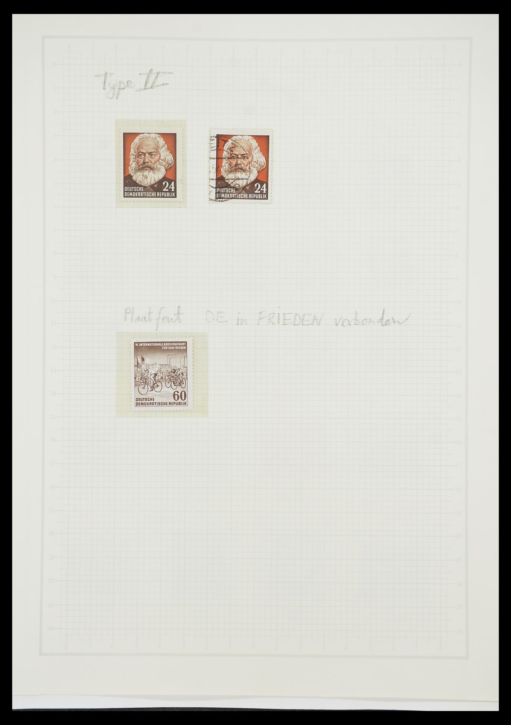 33526 016 - Stamp collection 33526 DDR 1949-1980.