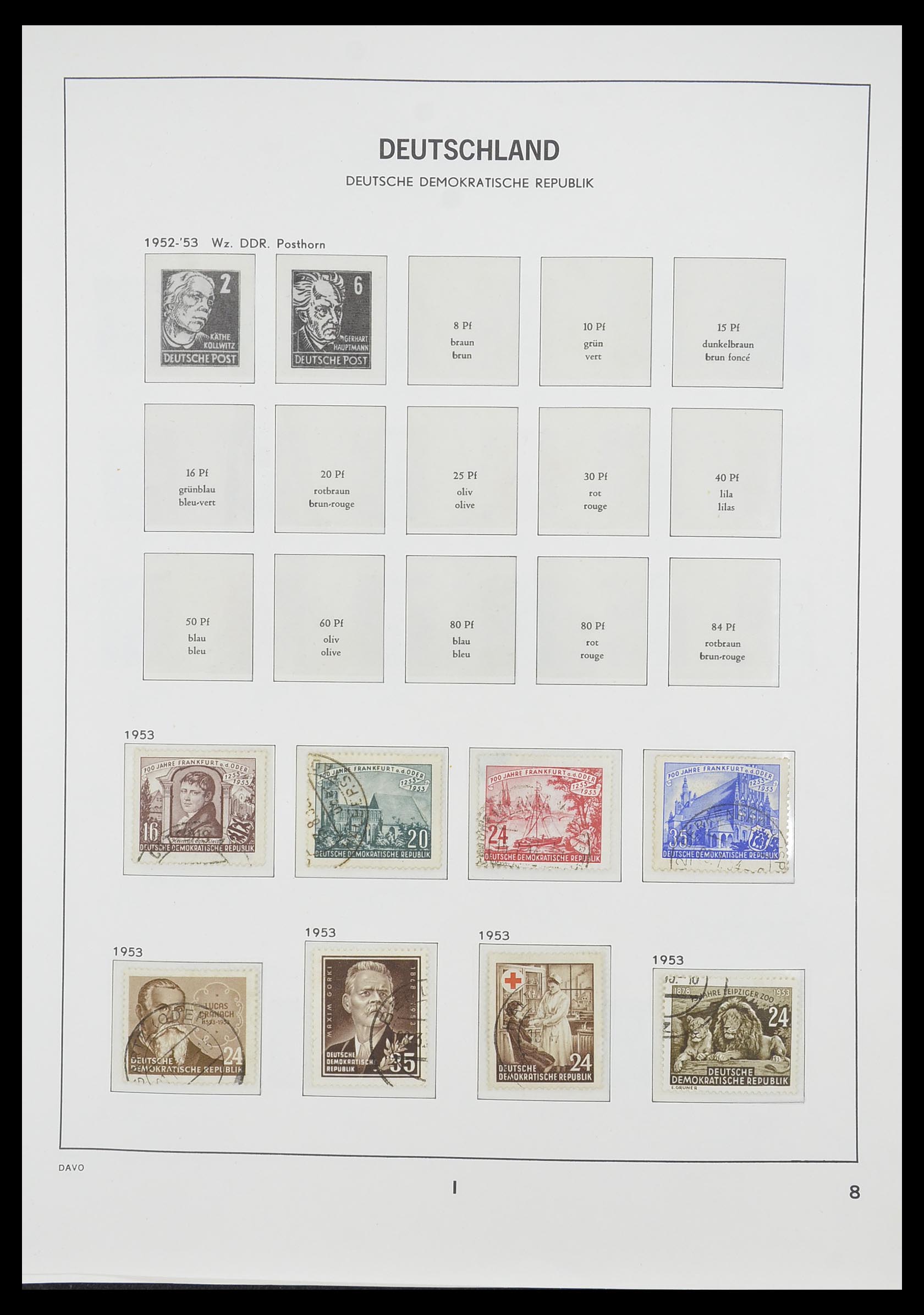 33526 018 - Stamp collection 33526 DDR 1949-1980.