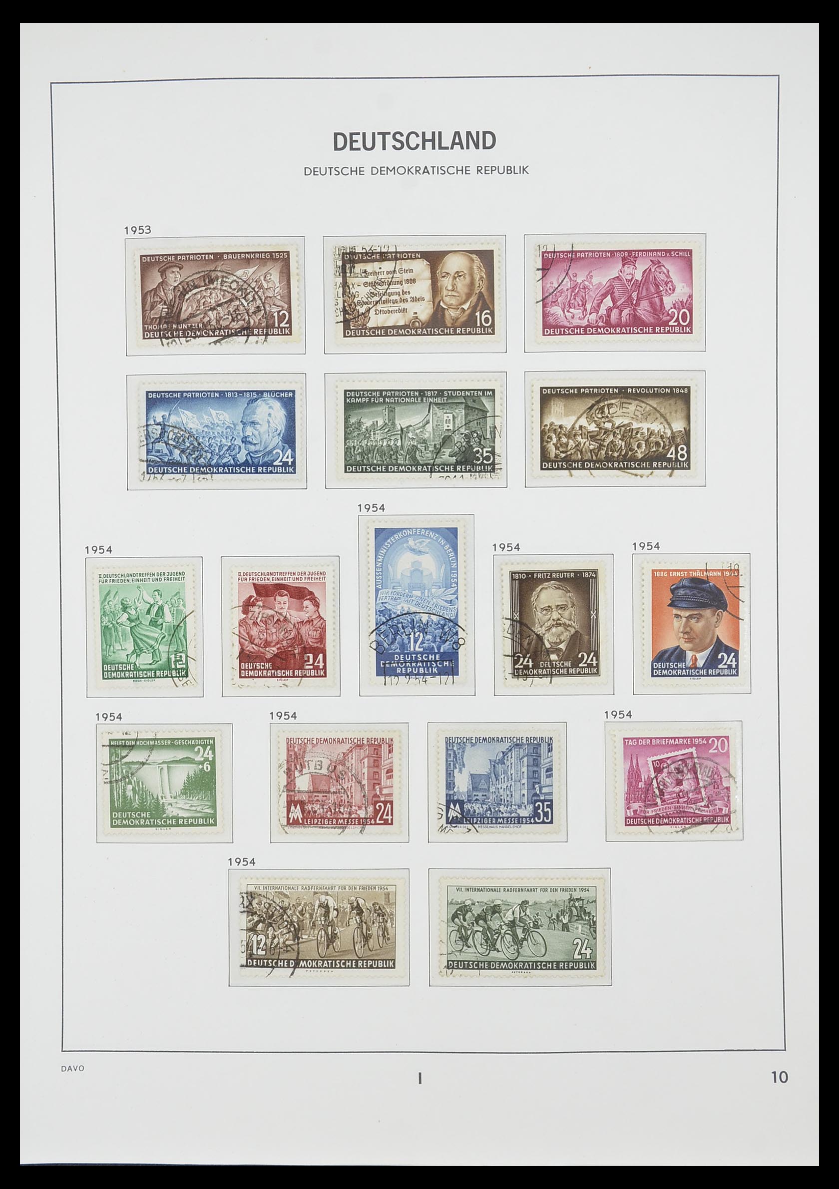 33526 022 - Stamp collection 33526 DDR 1949-1980.