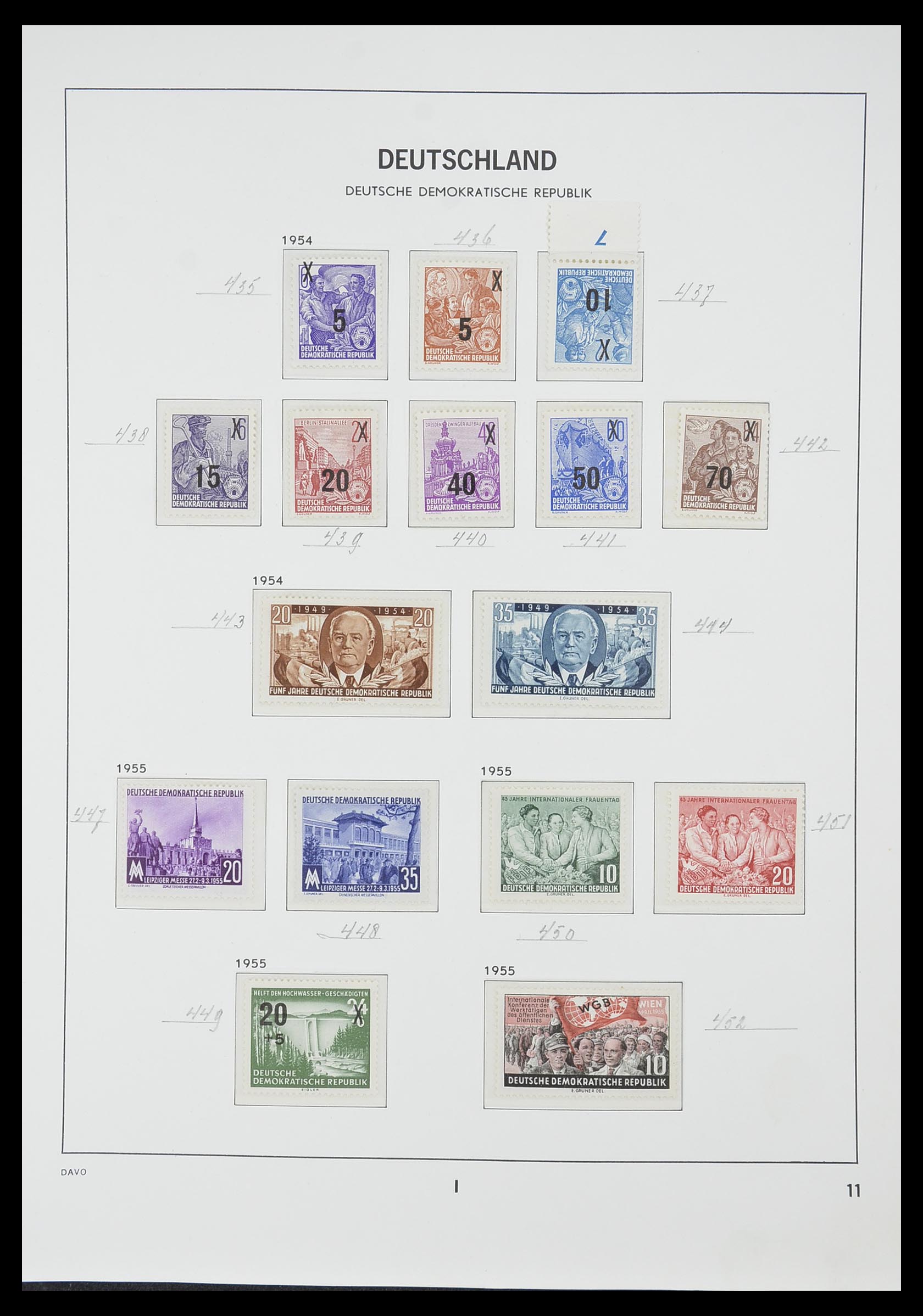 33526 023 - Stamp collection 33526 DDR 1949-1980.