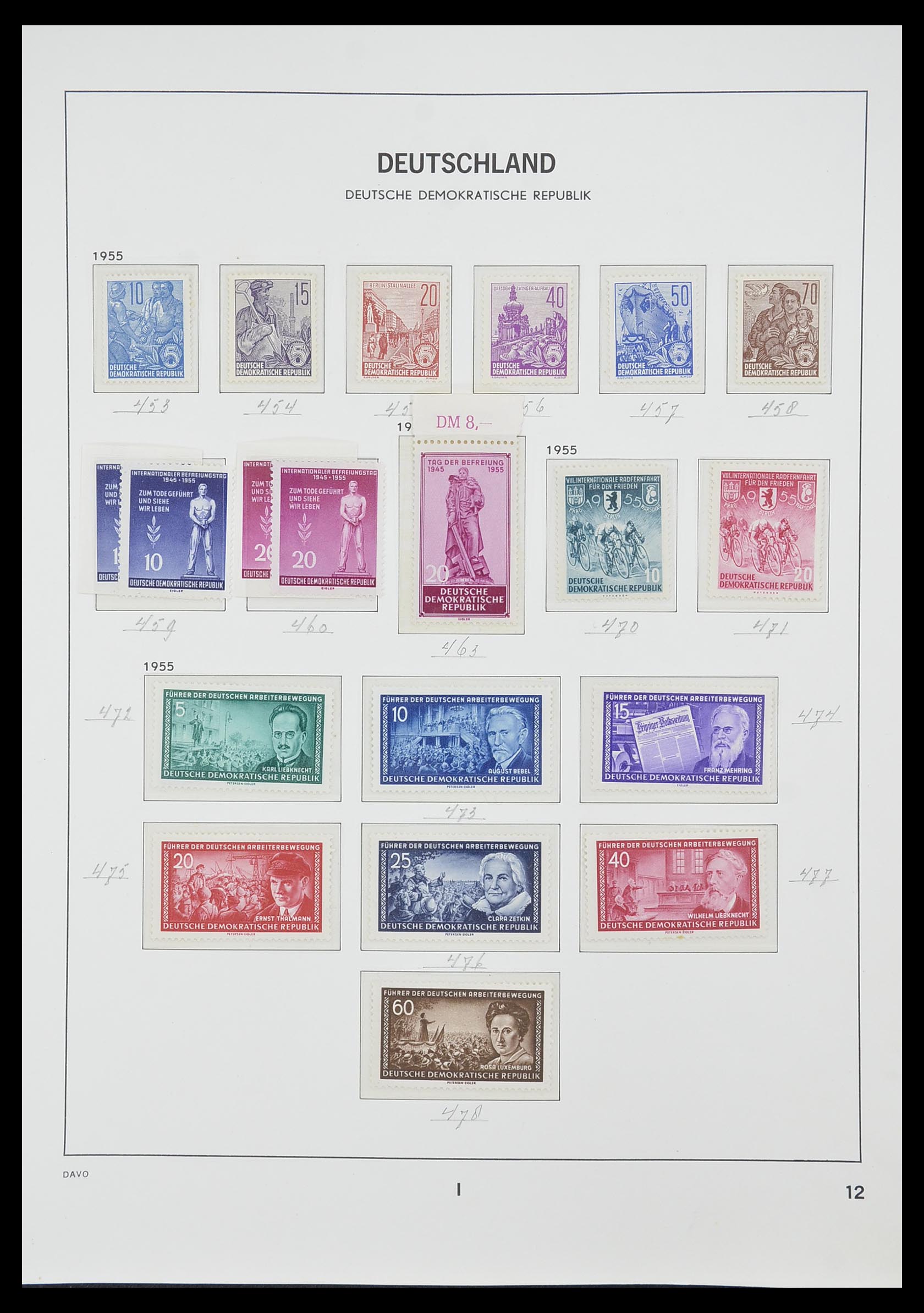 33526 026 - Stamp collection 33526 DDR 1949-1980.