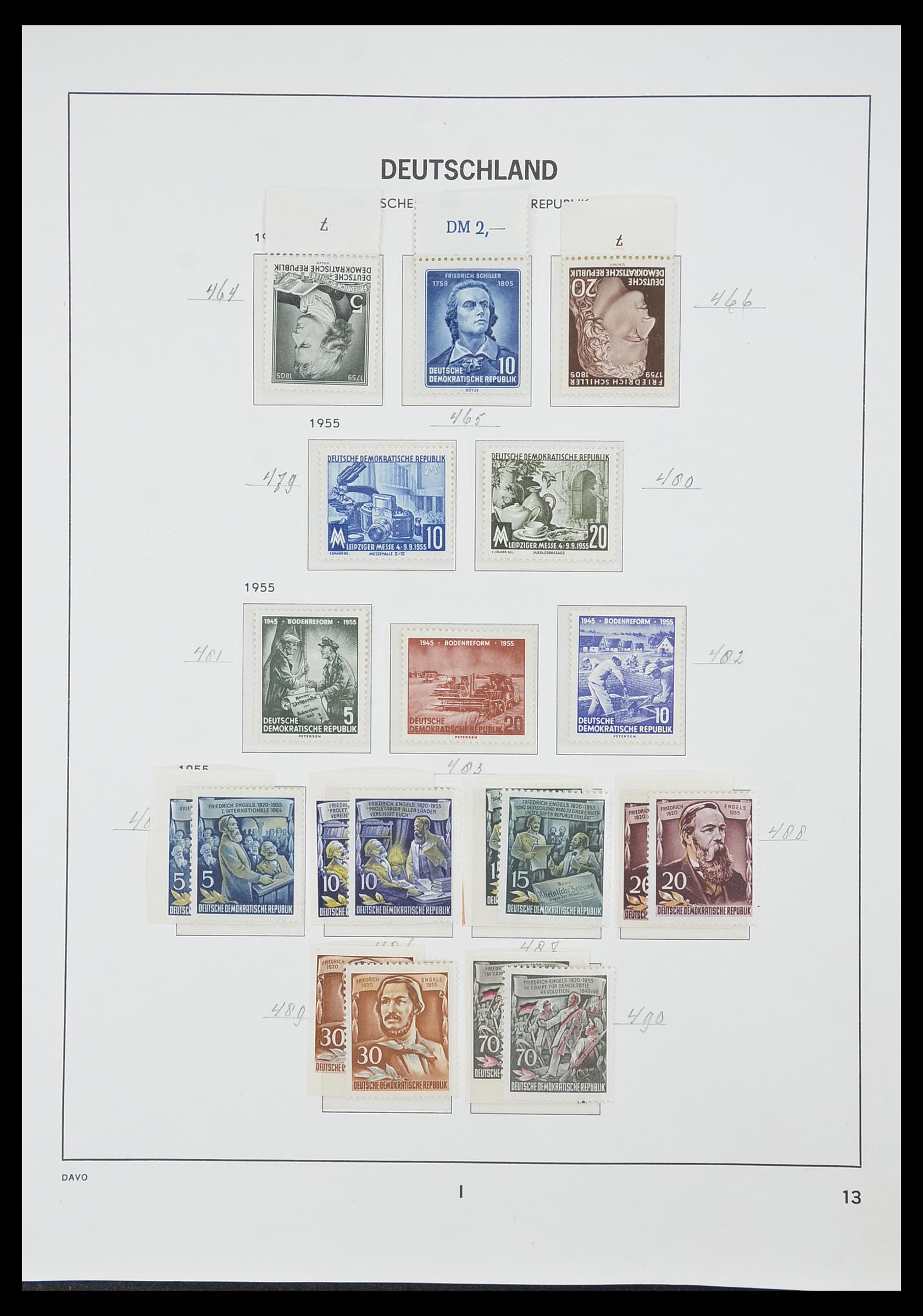 33526 028 - Stamp collection 33526 DDR 1949-1980.