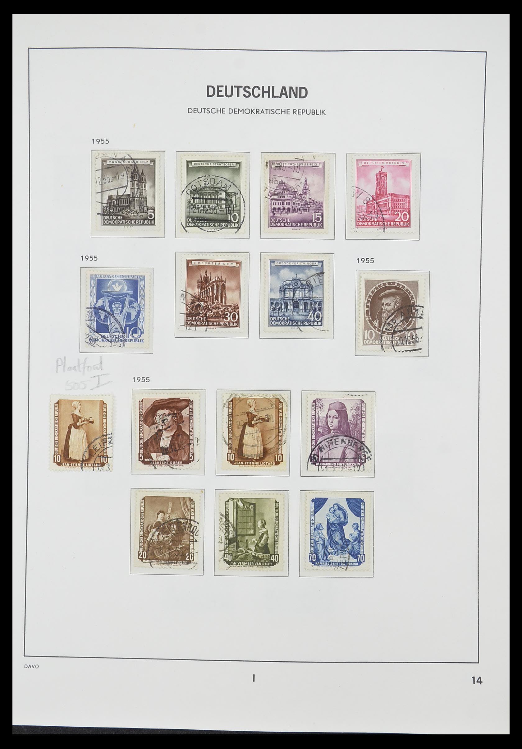 33526 031 - Stamp collection 33526 DDR 1949-1980.