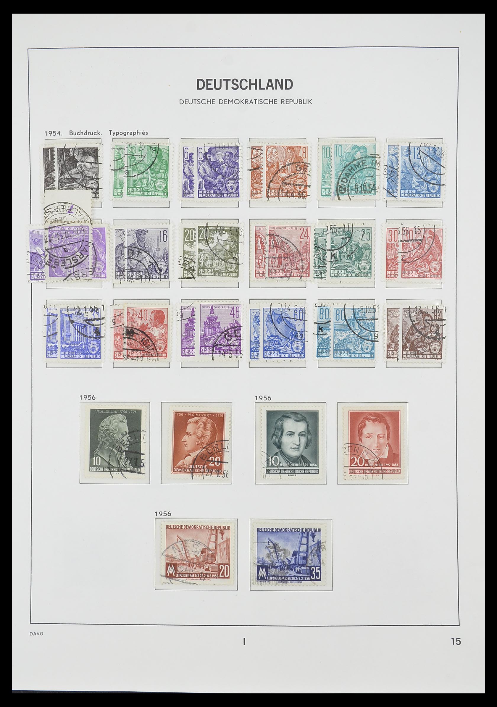 33526 033 - Stamp collection 33526 DDR 1949-1980.