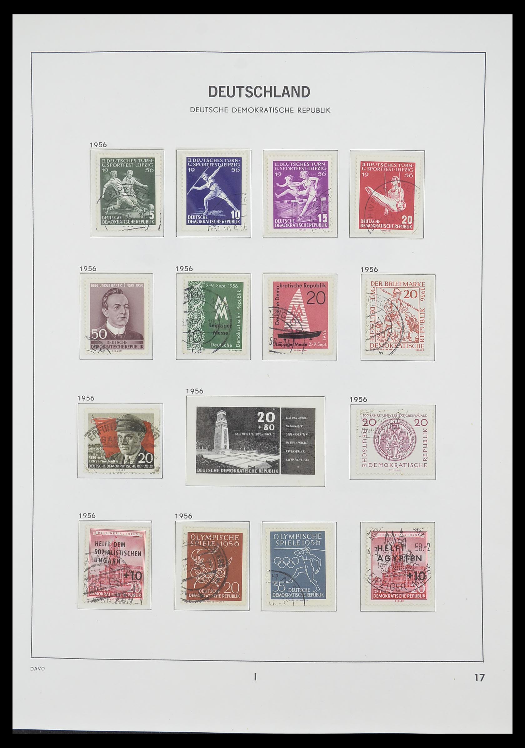 33526 037 - Stamp collection 33526 DDR 1949-1980.