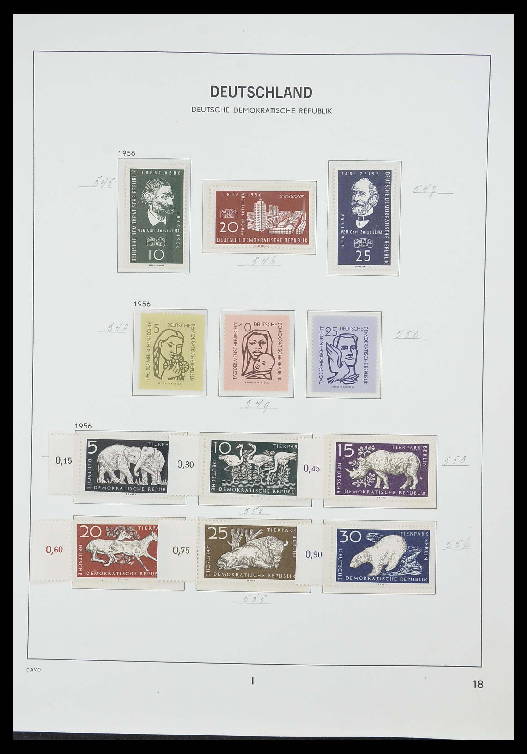 33526 038 - Stamp collection 33526 DDR 1949-1980.