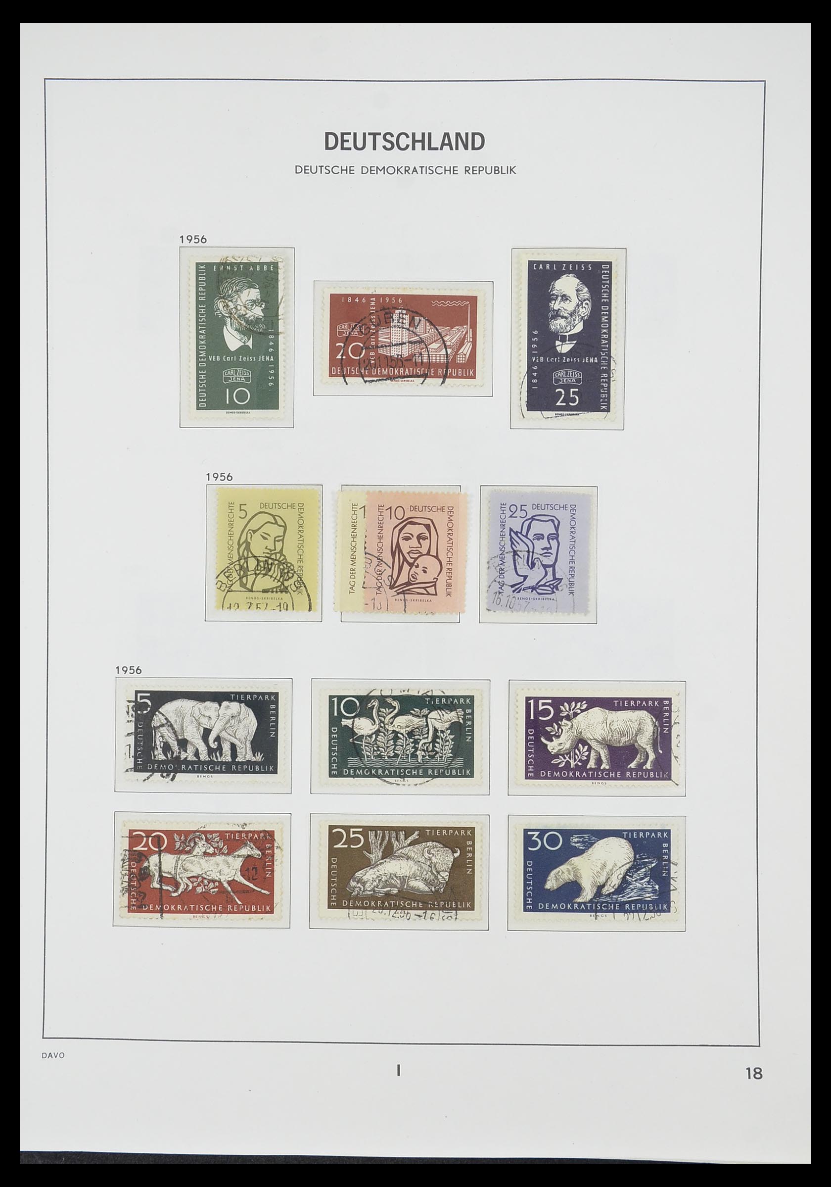 33526 039 - Stamp collection 33526 DDR 1949-1980.